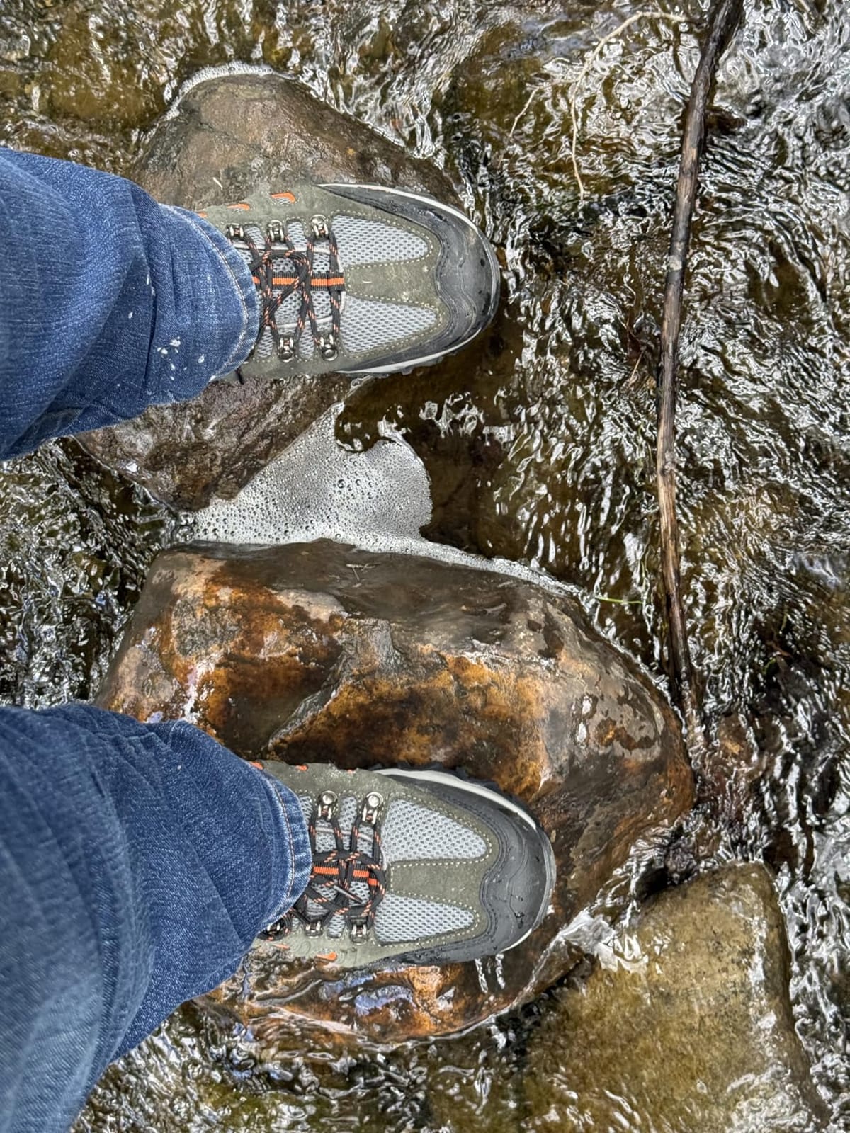 NORTIV 8 Men's Waterproof Hiking Shoes Leather customer photo 1
