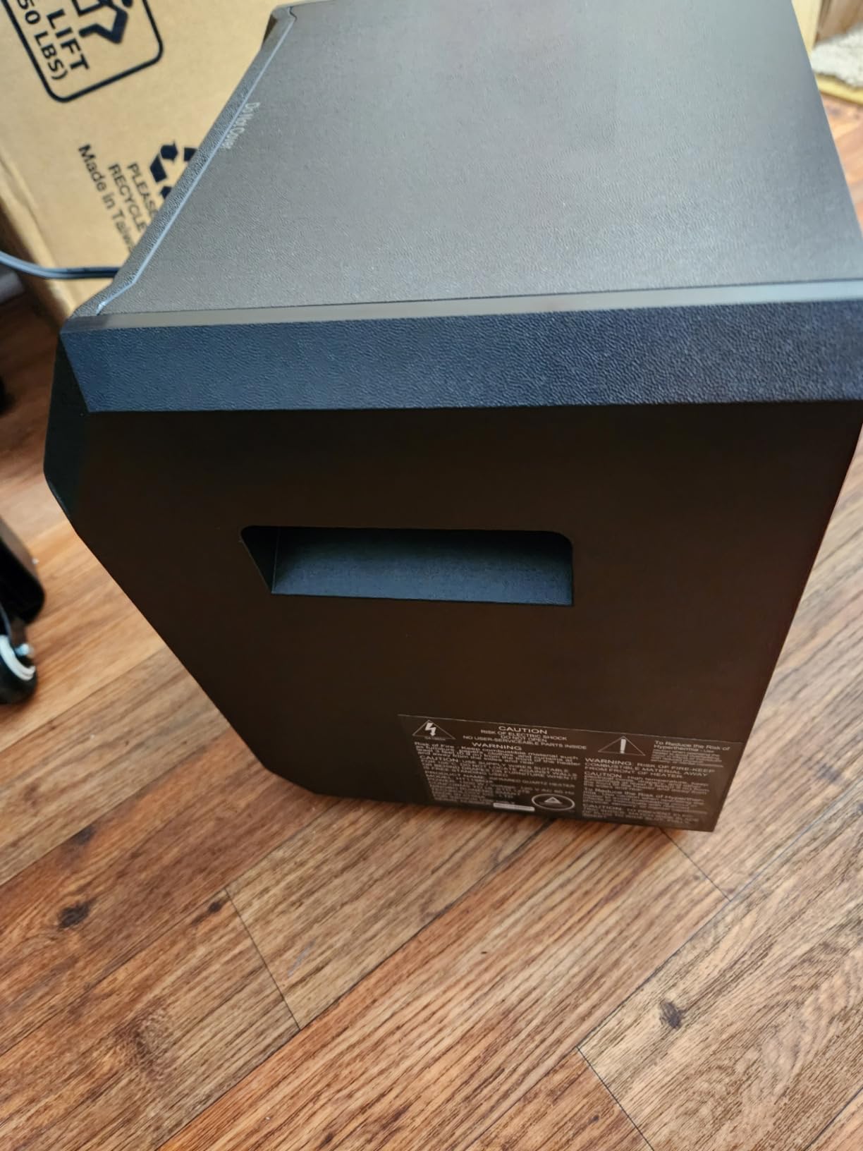 Infrared Space Heater 3 Mode 1500W Electric heater for Indoor Use customer photo 1