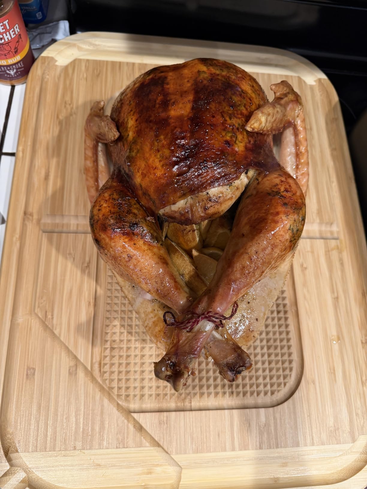 HUGE Organic Bamboo Extra Large Carving Board with Lifetime Replacements - 2XL Meat Cutting Board and Wooden Butcher Block with Pour Spout, Turkey Platter for Christmas Holiday Essentials customer photo 1