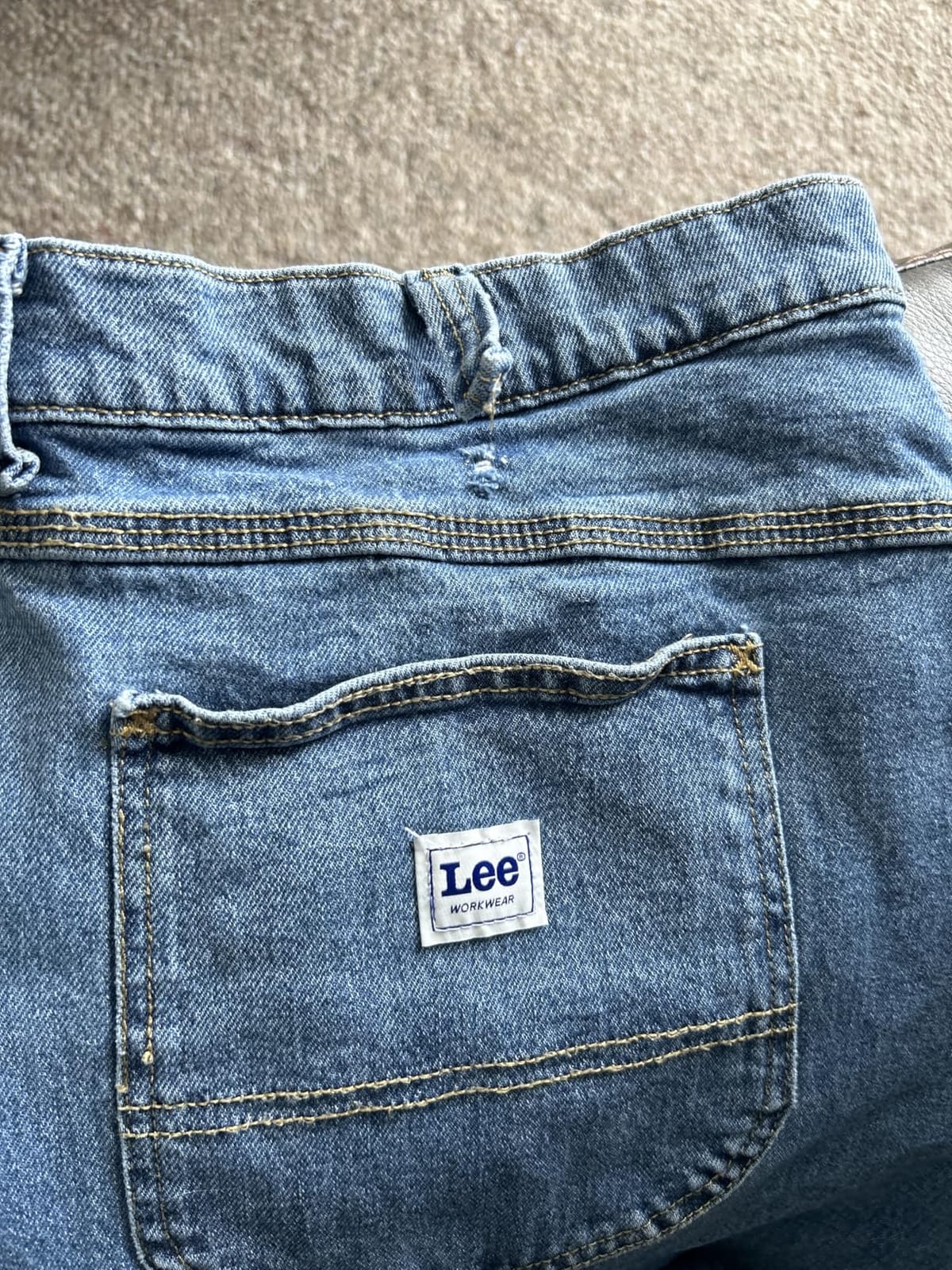 Lee Men's Big and Tall Legendary Workwear Carpenter Jean customer photo 1
