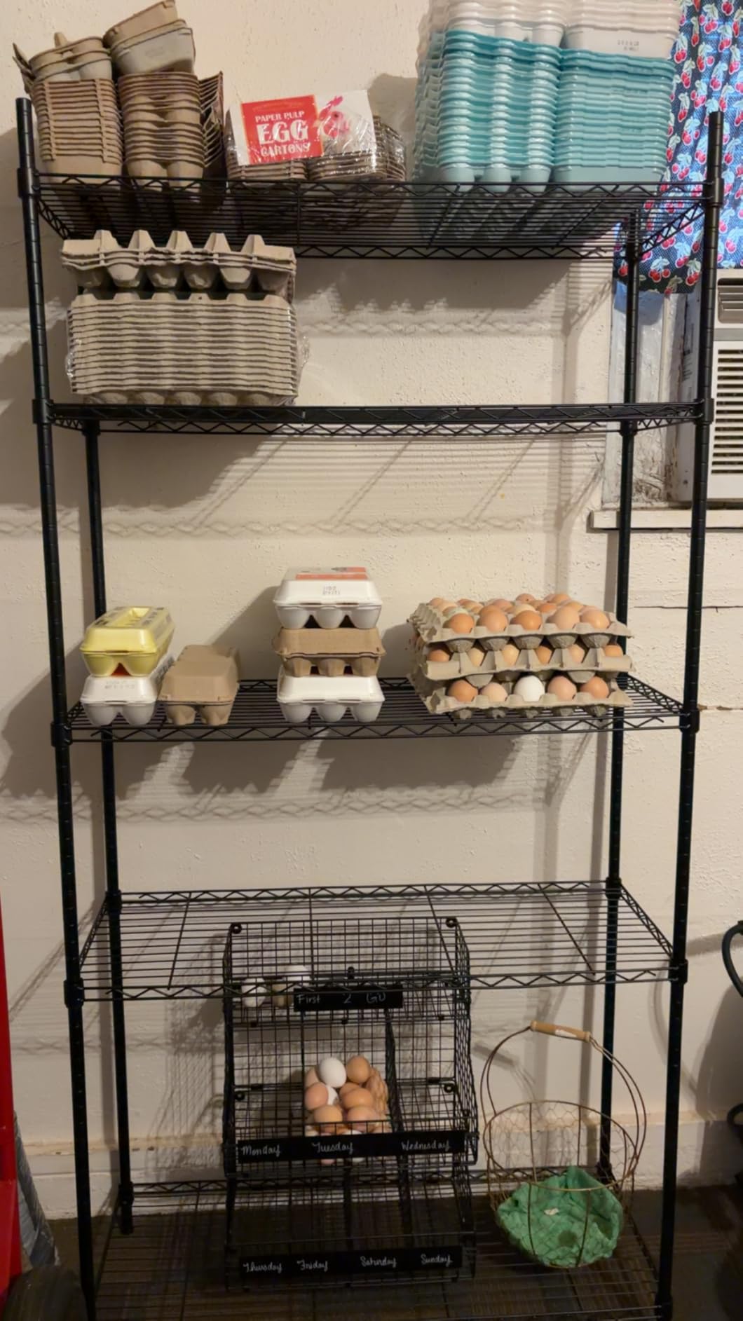 REIBII 72''H Metal Shelving 5-Tier Storage Shelves,1100lbs, Kitchen Pantry customer photo 2