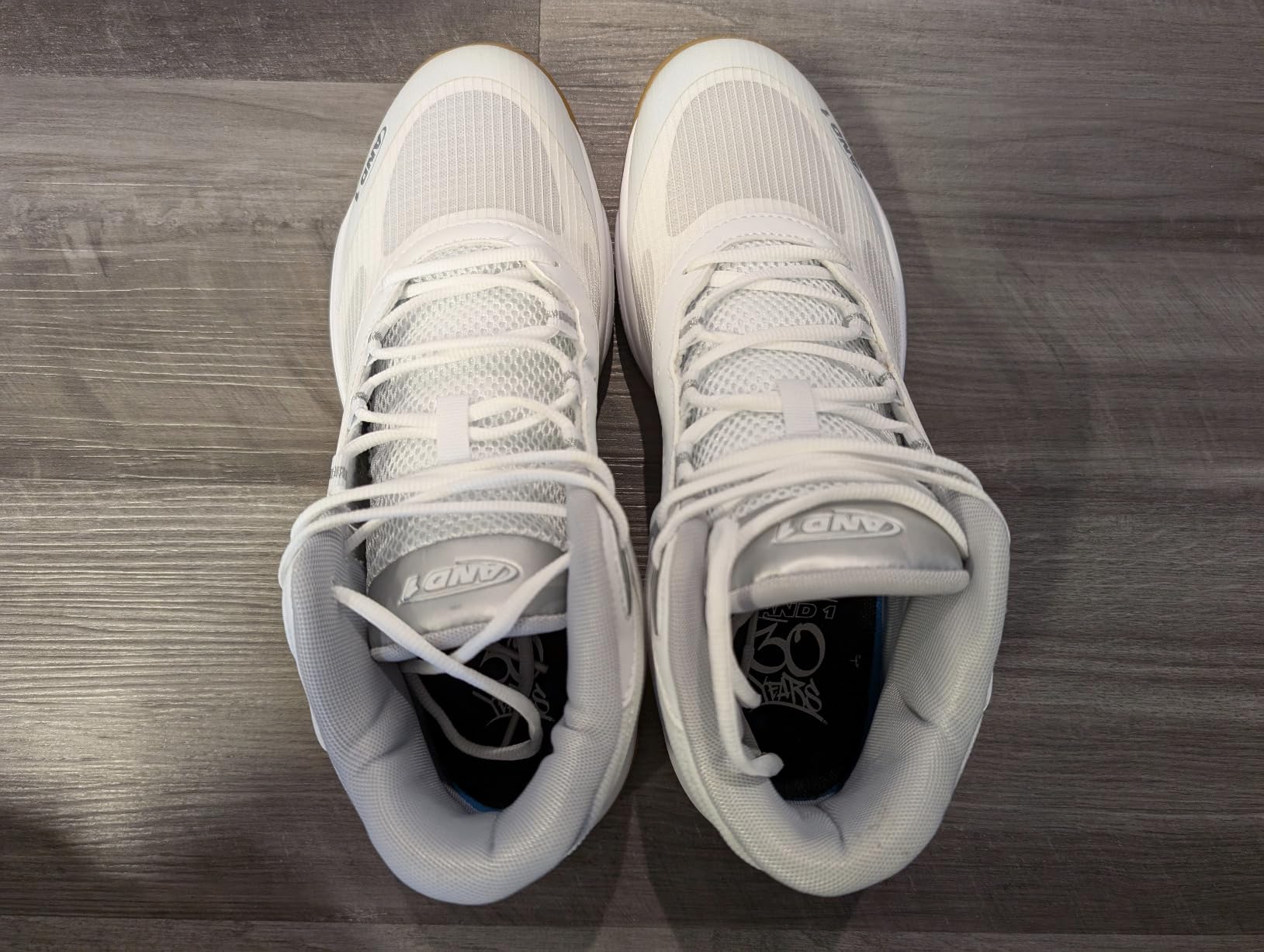AND1 Basketball Shoes for Women and Men, High Top Men’s Basketball Shoes - Womens Basketball Sneakers Size 6 to 16 customer photo 1