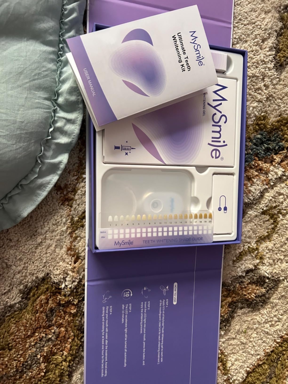 MySmile Teeth Whitening Kit for Sensitive Teeth, 30+ Treatments Whitener customer photo 2