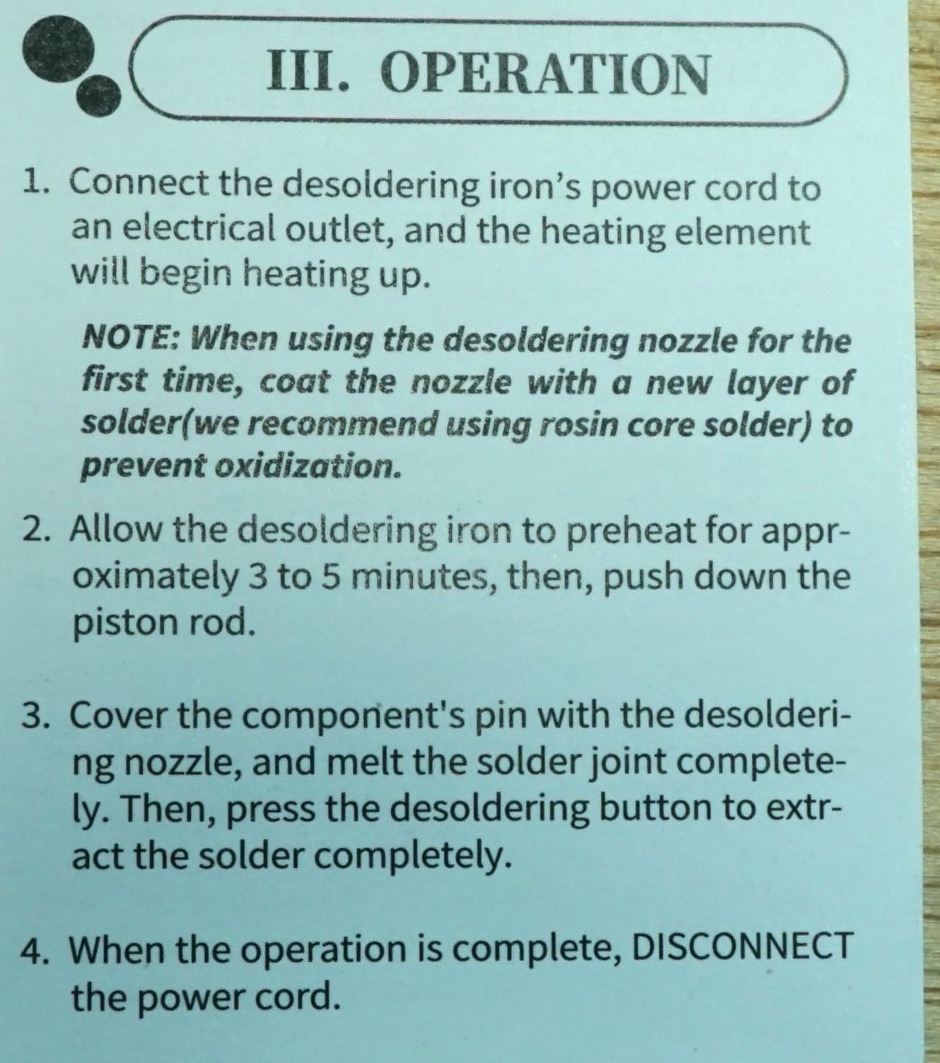 WEP 929D-V 2 IN 1 Desoldering Iron Electric Solder Sucker with 5 Nozzles 0.8/1.0/1.2/1.5mm Soldering Tool Kit with Built-in Desoldering Pump, Iron Stand, Sponge, Cleaning Pin Solder Remover customer photo 2