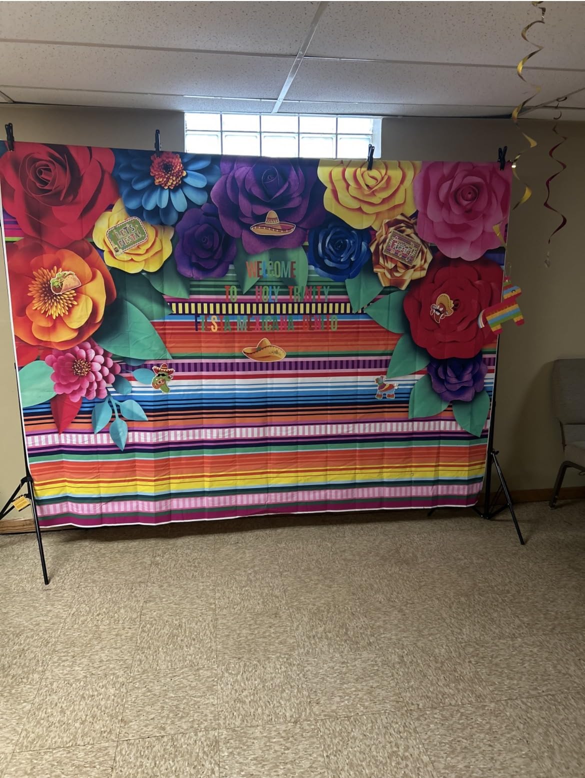 EMART Backdrop Stand 10x10FT Adjustable Back Drop Stand for Party Events customer photo 2