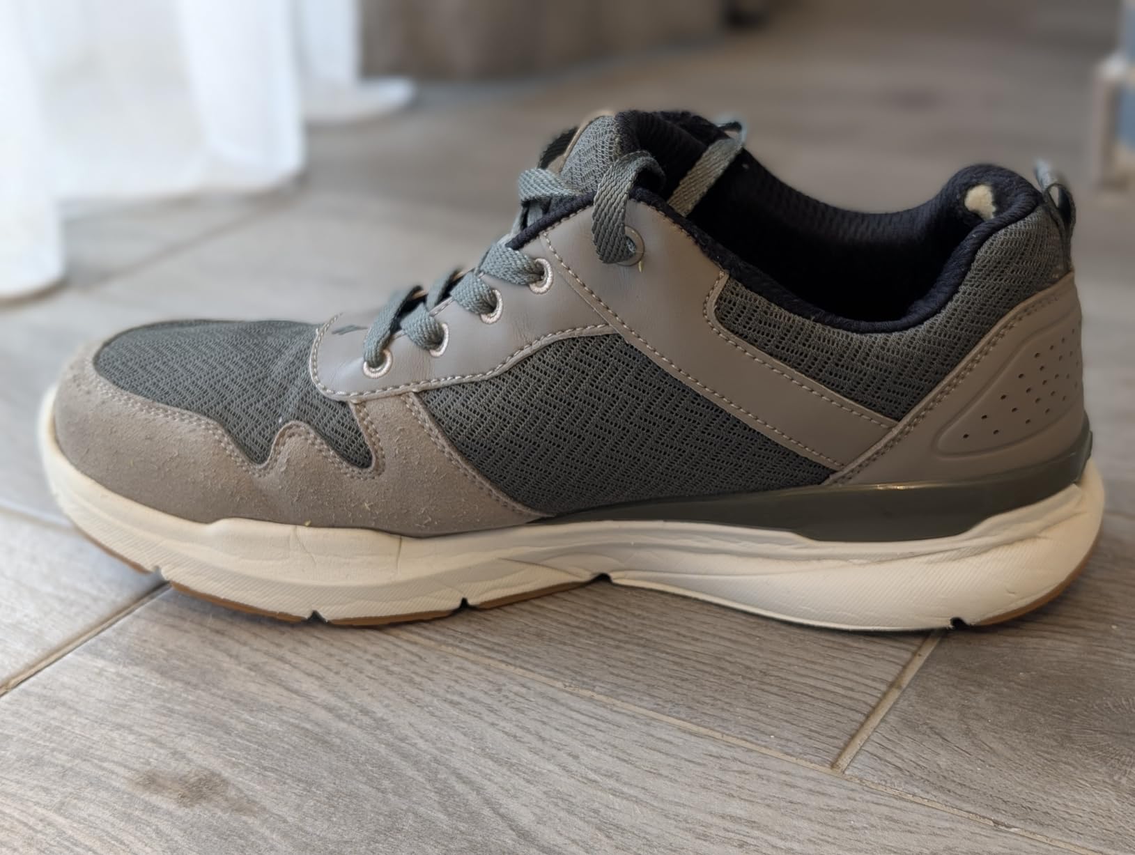 Walking Shoes for Men, Arch Support Mens Sneakers for Plantar Fasciitis customer photo 2