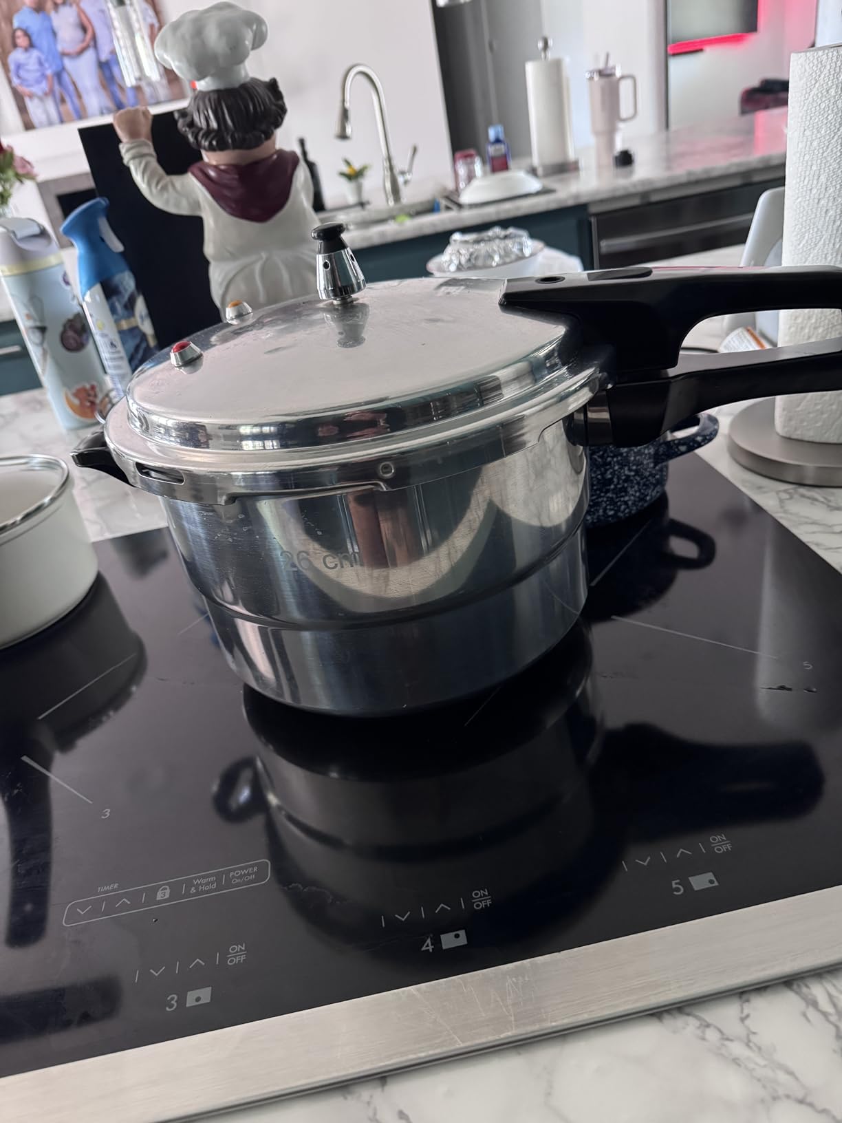 WantJoin 10Qt Aluminum Pressure Cooker w/Release Valve & Multiple Protective Devices,Pressure Canner Compatible with Gas & Induction Cooker,Canner Rack Included customer photo 2