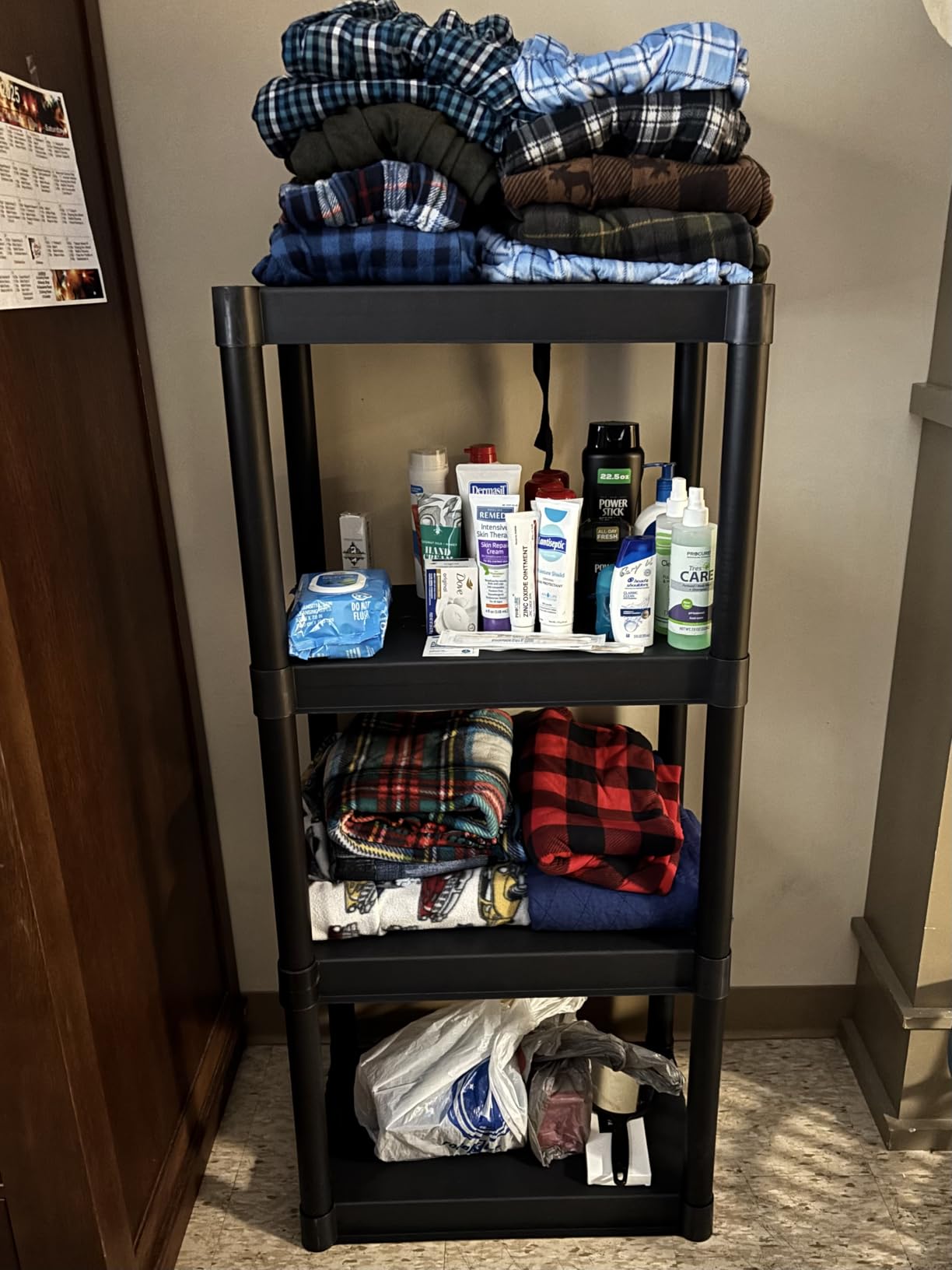 Plano 5-Shelf Plastic Storage Shelves, 73” x 36” x 18”, 750lb Capacity, Pantry, Office, Closet and Garage Shelves, Easy to Assemble, Durable Plastic Shelving Unit customer photo 1