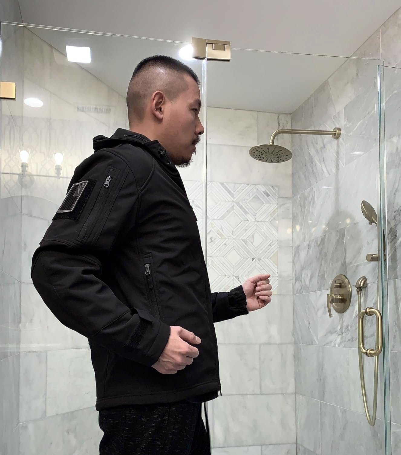 WASOTO Heated Jackets for Men with 18400mAh Battery Pack Included Windproof Waterproof for Snowboarding customer photo 1