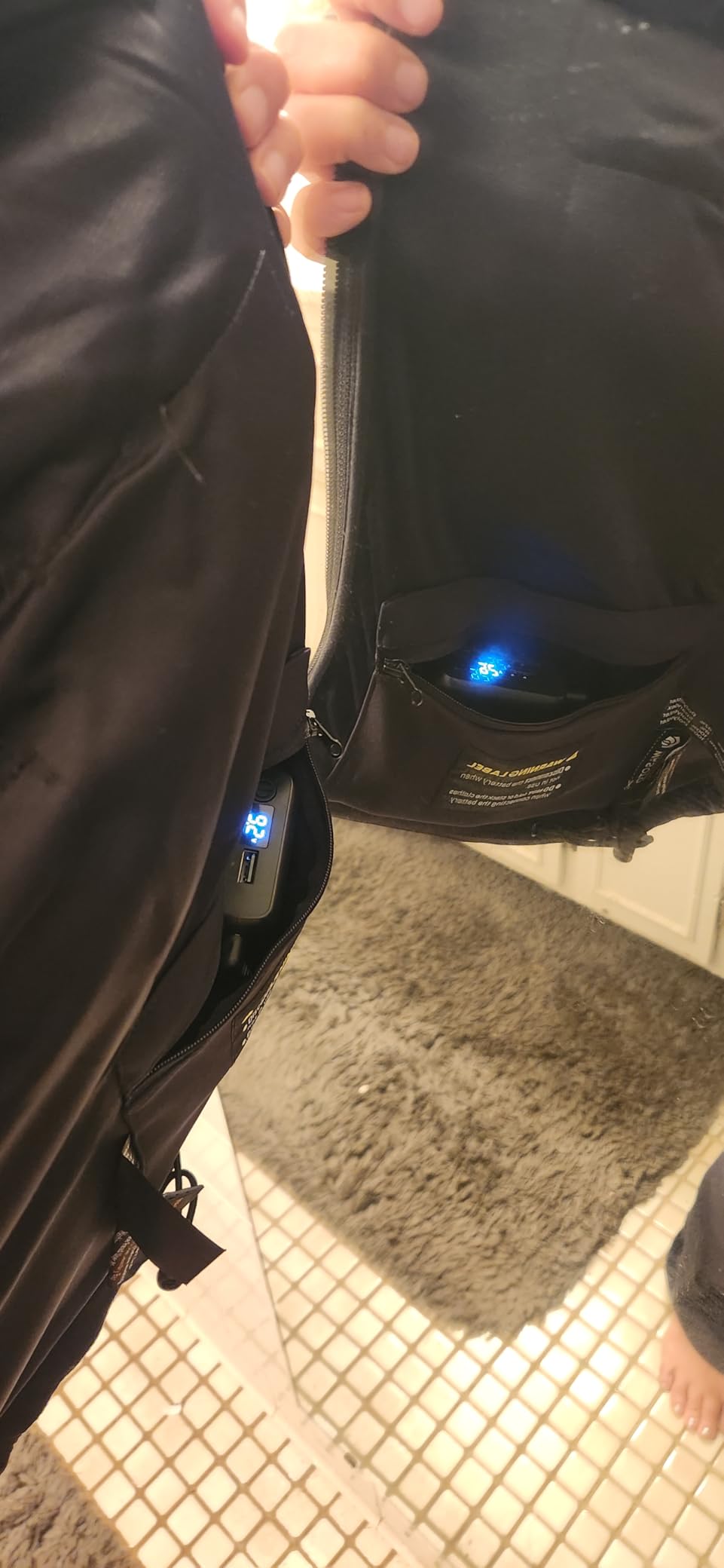 WASOTO Heated Jackets for Men with 18400mAh Battery Pack Included Windproof Waterproof for Snowboarding customer photo 2