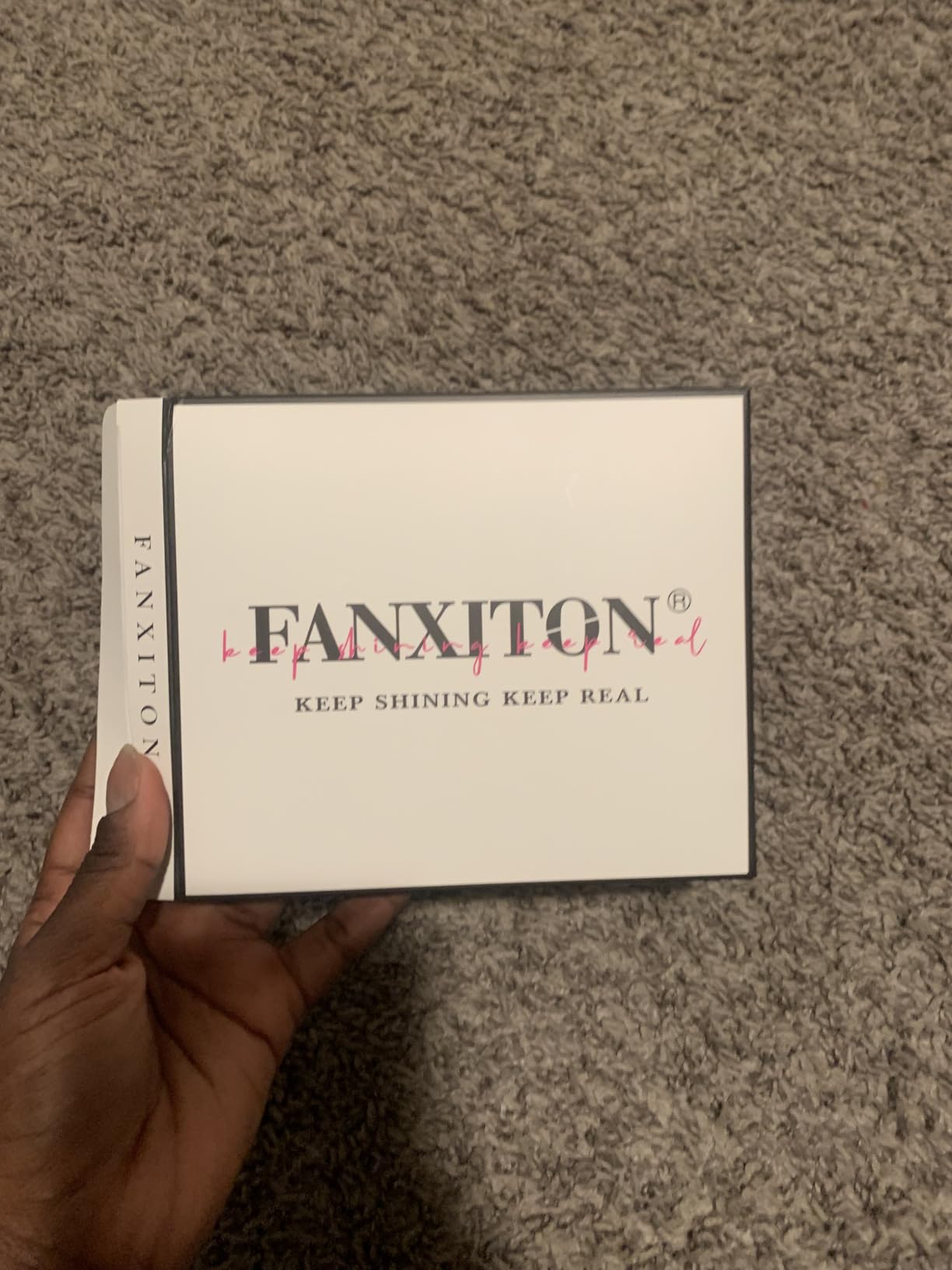 FANXITON DIY Individual Eyelash Extension Kit, Thick Volume Lash Clusters 40D+50D D Curvature, 280 Pieces Thin Band Cluster Lashes with Bond and Seal Tweezers customer photo 2