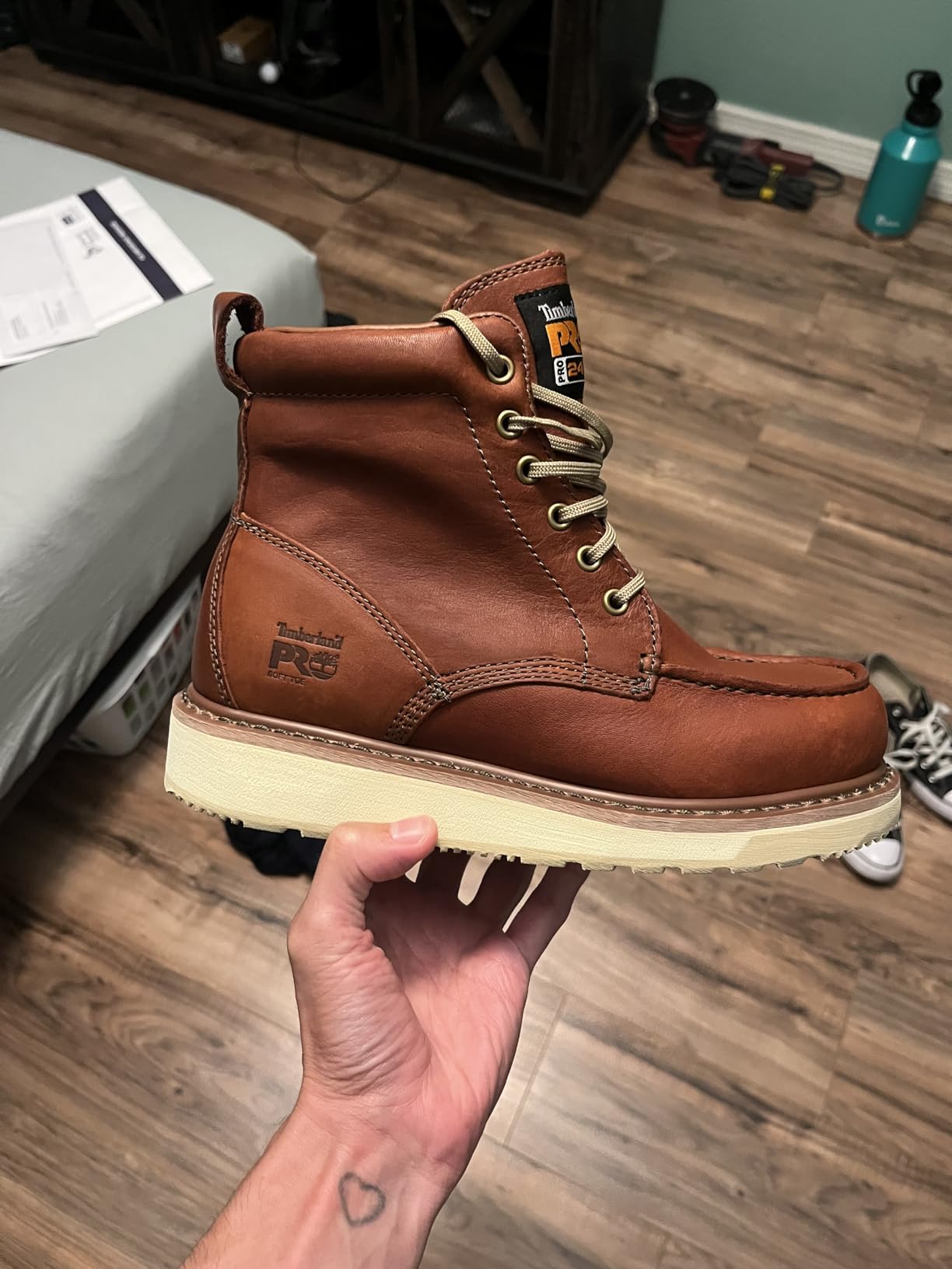 Timberland PRO Unisex Adult Pro Wedge 6 Inch Soft Toe Work Boots customer photo 2