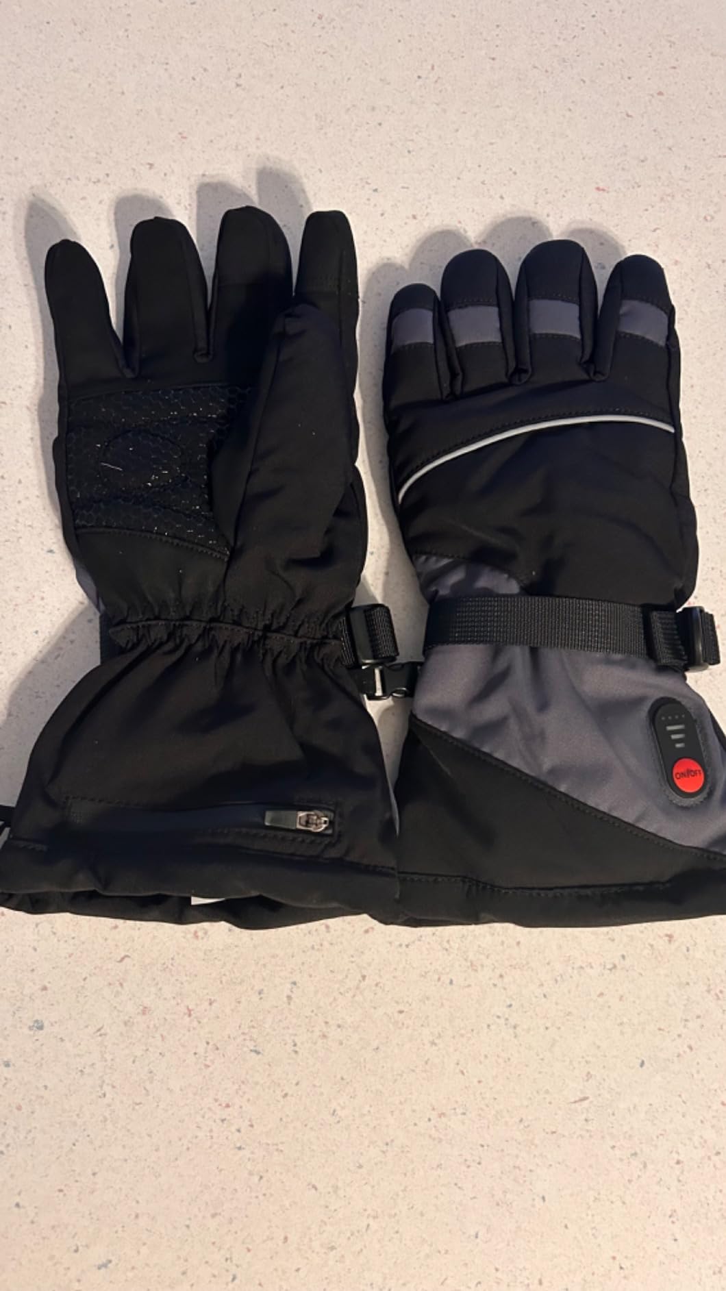 Rechargeable Heated Gloves for Men Women,7.4V Fast Heating Glove Liners, Hand Warmers Arthritis Heater Cold Winter Gloves, Snowmobile Camping Cycling Skiing Hiking Working customer photo 2