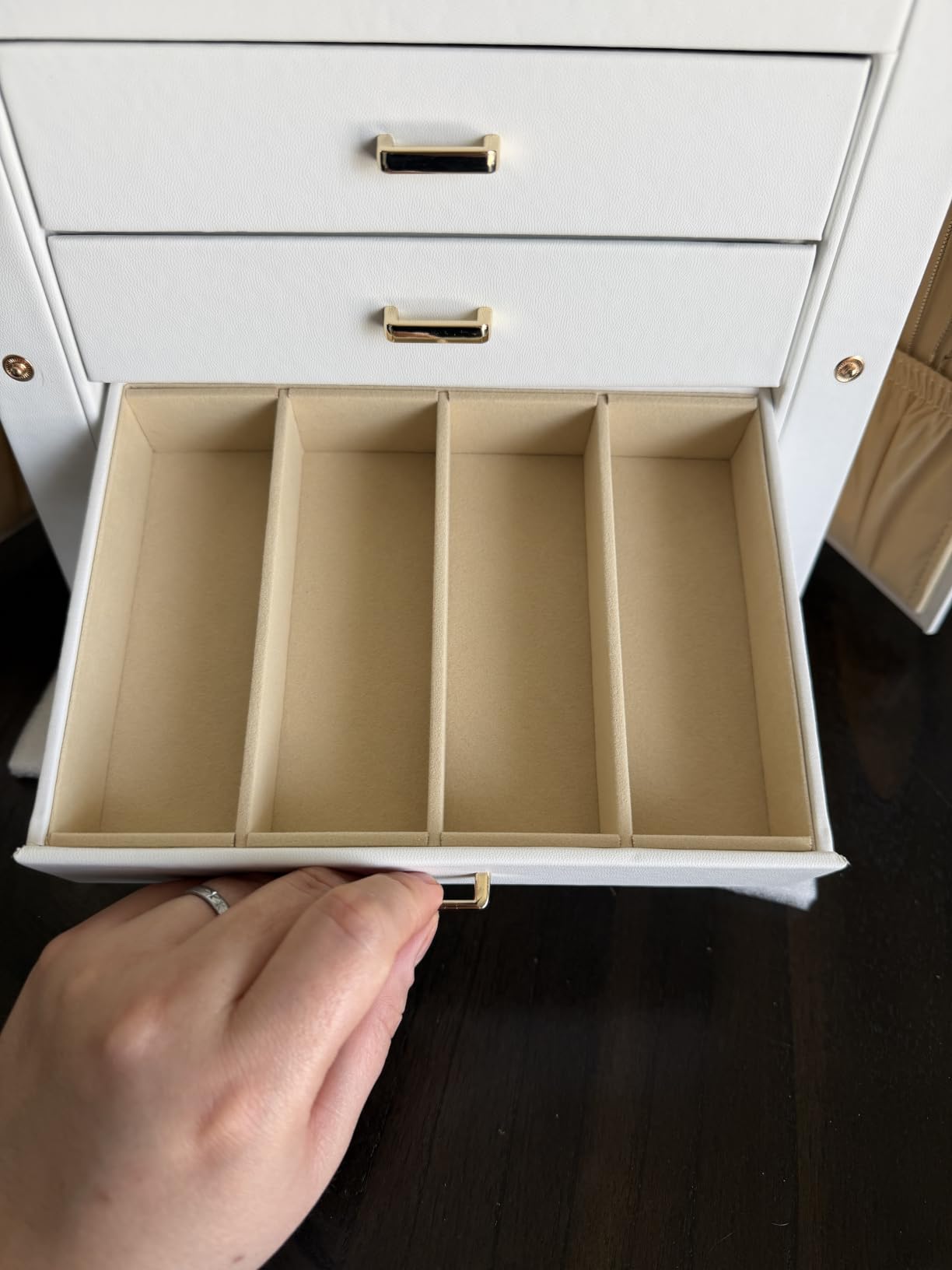 Homde Large Jewelry Box for Women: 5-Layer Organizer with Lock for Dresser customer photo 2