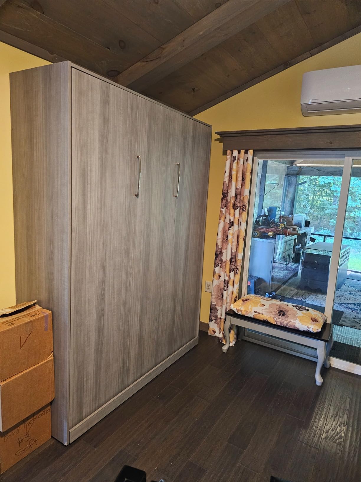 Bestar Full Murphy Bed, White, Claremont, 59W customer photo 1
