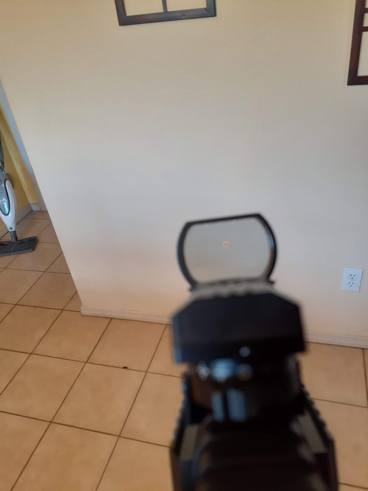 Full Set Airsoft AEG K418 Tactical RIS w/Adjustable Airsoft Stock - Battery, Charger, Red Dot Included customer photo 2