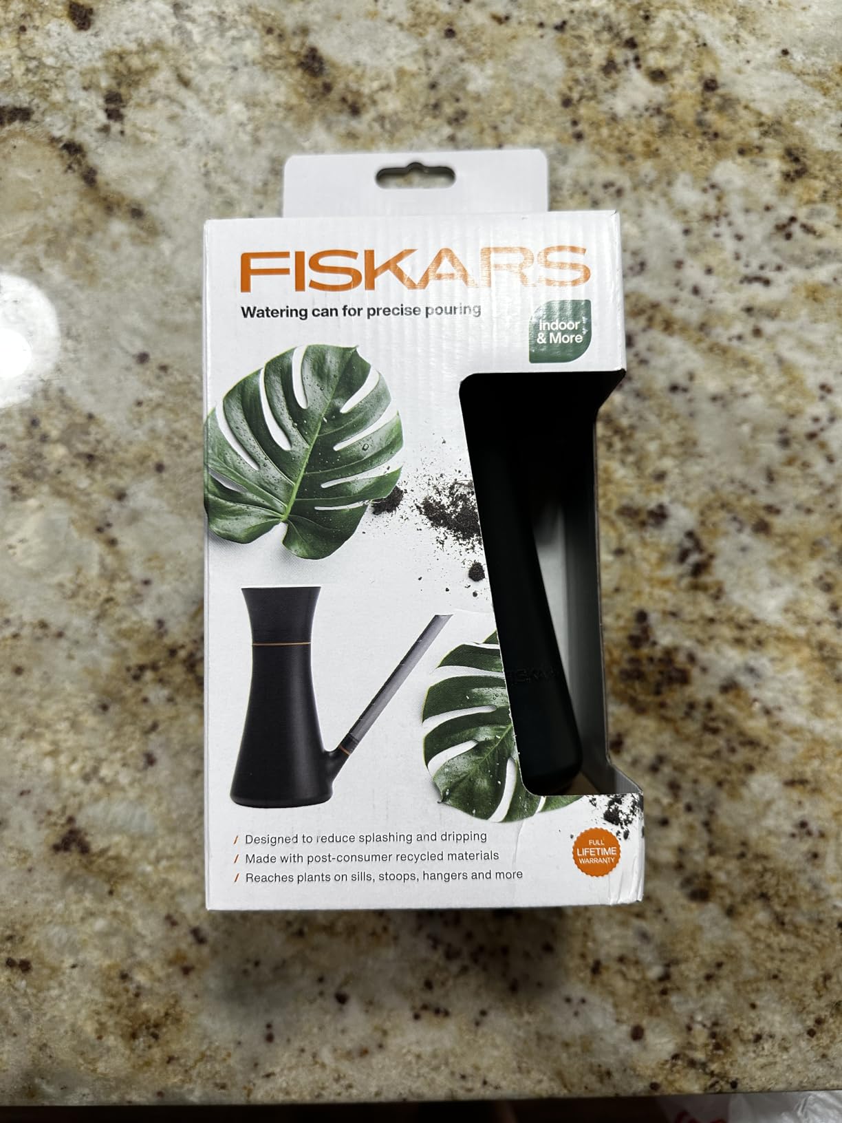 Fiskars 40oz Indoor Watering Can, Long Reach Spout, Anti-Drip Nozzle customer photo 1