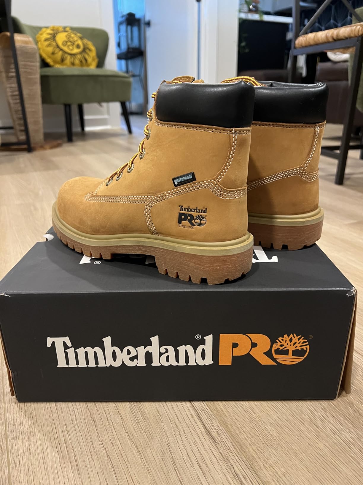 Timberland PRO Women’s Direct Attach 6 Inch Steel Safety Toe Insulated Waterproof Industrial Work Boot customer photo 2