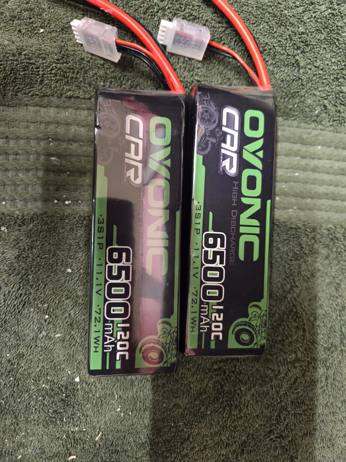 OVONIC 3S LiPo Battery 11.1V 6500mAh 120C with EC5 Plug for RC Car RC Truck Airplane Helicopter Boat Car Racing RC Hobby (2 Packs) customer photo 1
