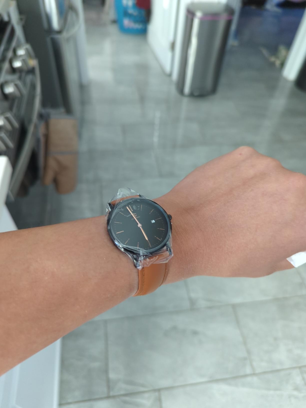 BEN NEVIS Watch, Mens Watch, Minimalist Fashion Simple Wrist Watch Analog Date with Leather Strap customer photo 1