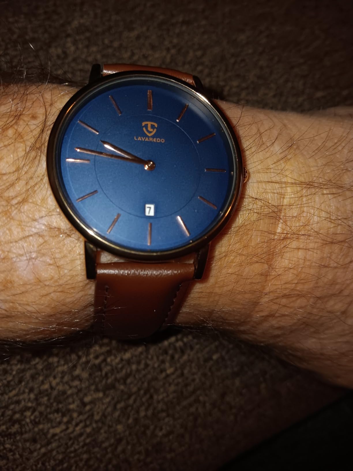 BEN NEVIS Watch, Mens Watch, Minimalist Fashion Simple Wrist Watch Analog Date with Leather Strap customer photo 2