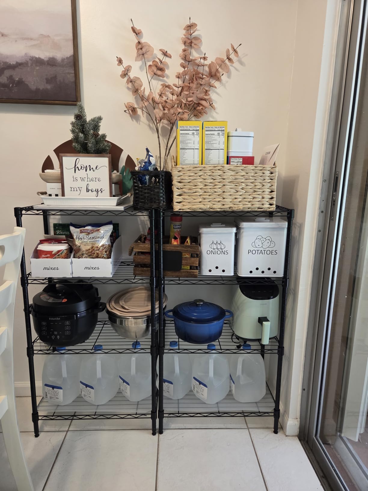 M MZG 1750 LBS Storage Shelves 5-Tier Utility Shelving Unit Steel Organizer Wire Rack for Home,Kitchen,Office,Garage, Capacity 17.7