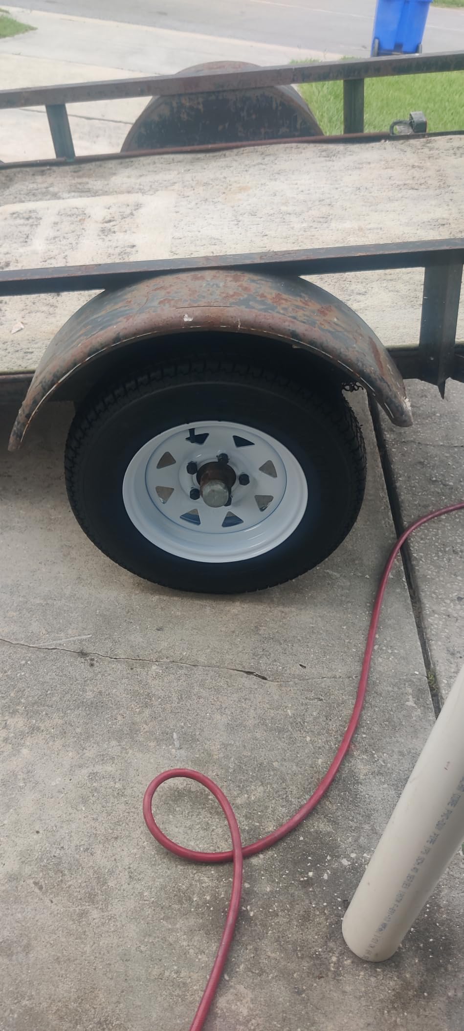 ST205/75D15 Trailer Tires, 5 Lug on 4.5