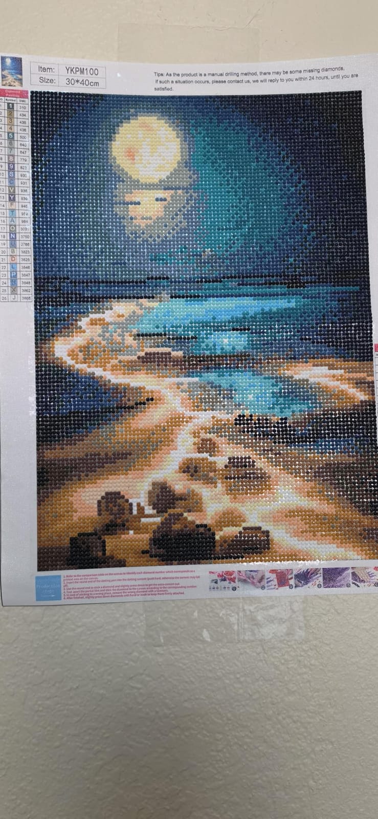 6 Pack Diamond Art Kits for Adults, Beach 5D Diamond Painting for Adults customer photo 2