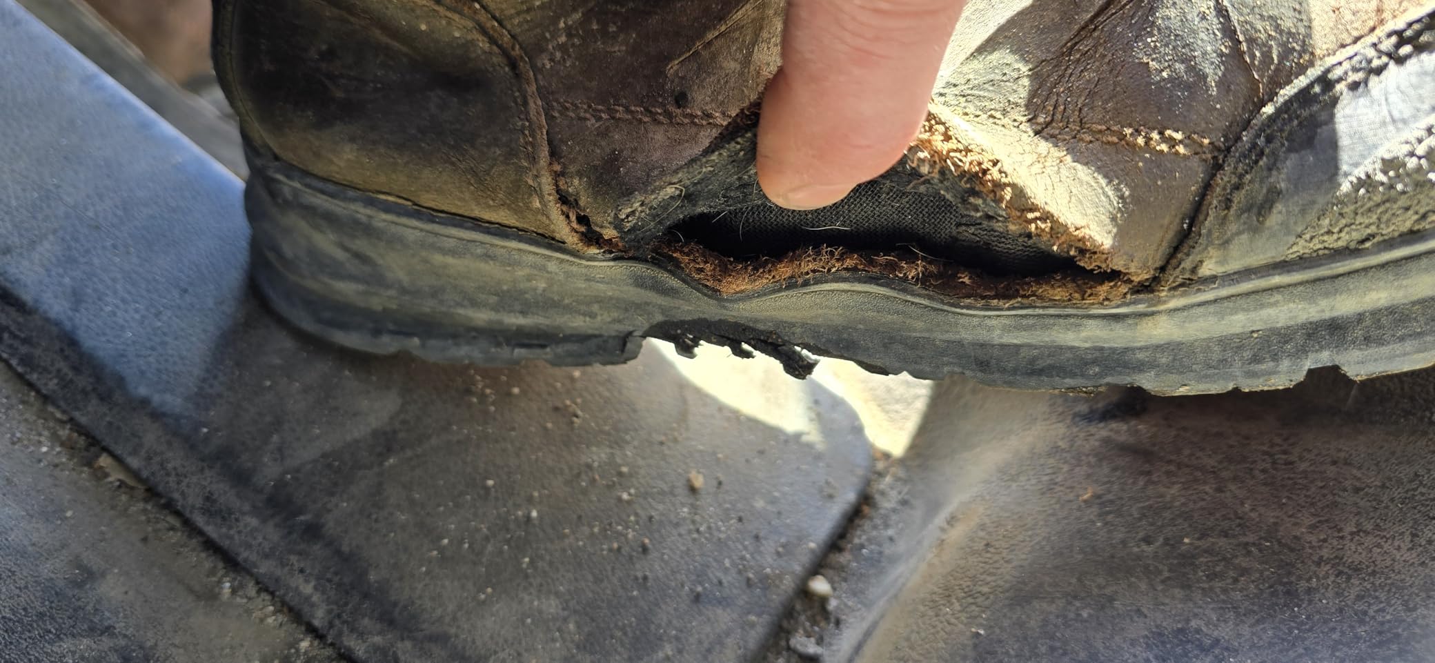 NINGO Steel Toe Work Boots for Men, Oil & Slip Resistant Construction Boots customer photo 2