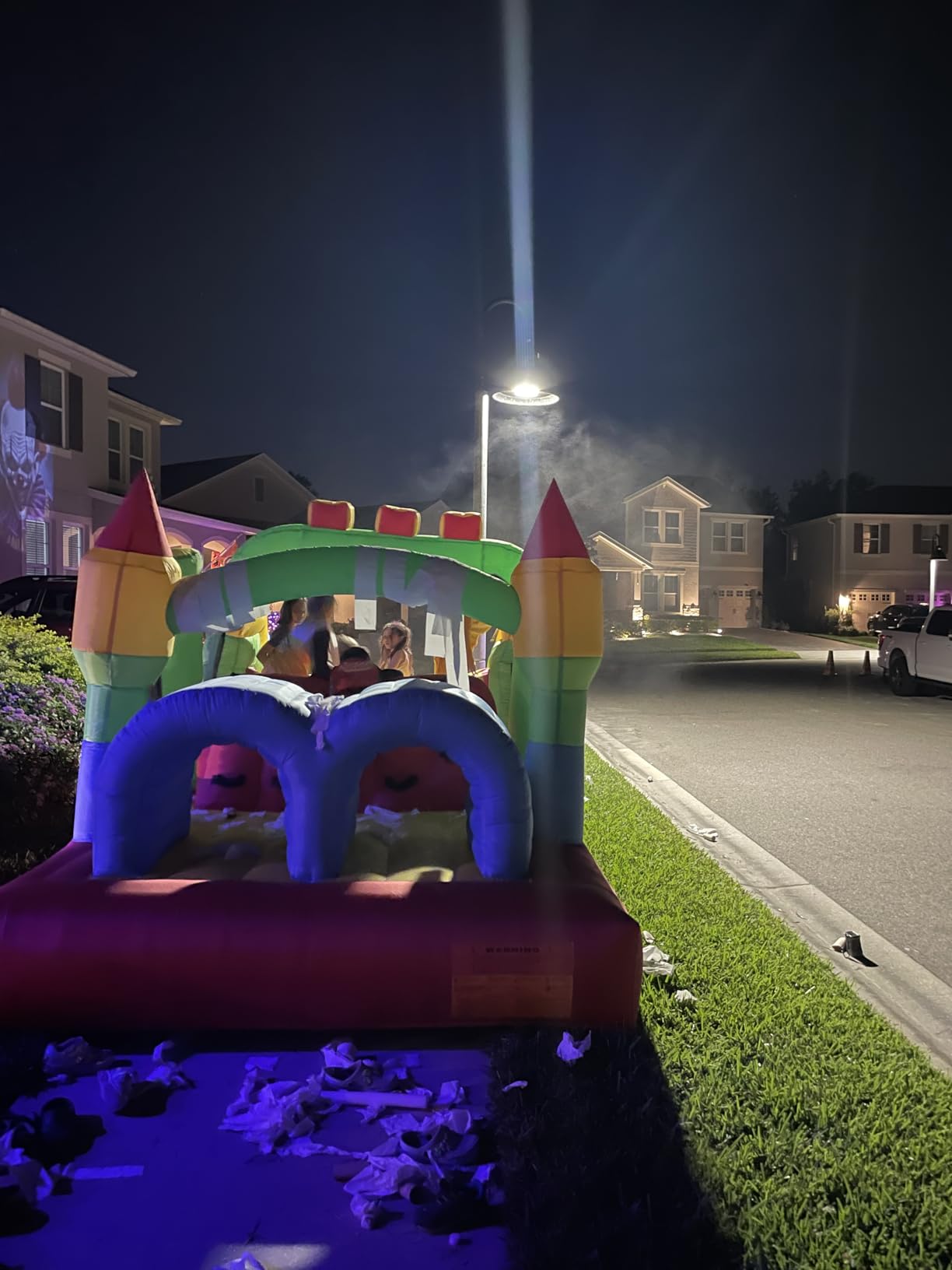 Whubefy Bounce House for Big Kids 8-12, 18 x 8.2FT Kids 3-6 Inflatable Obstacle Course w/Dual Tunnels, Large Slide, Climbing, Obstacles and Bounce Area Castle for Birthday Party, Fun Racing Game customer photo 2