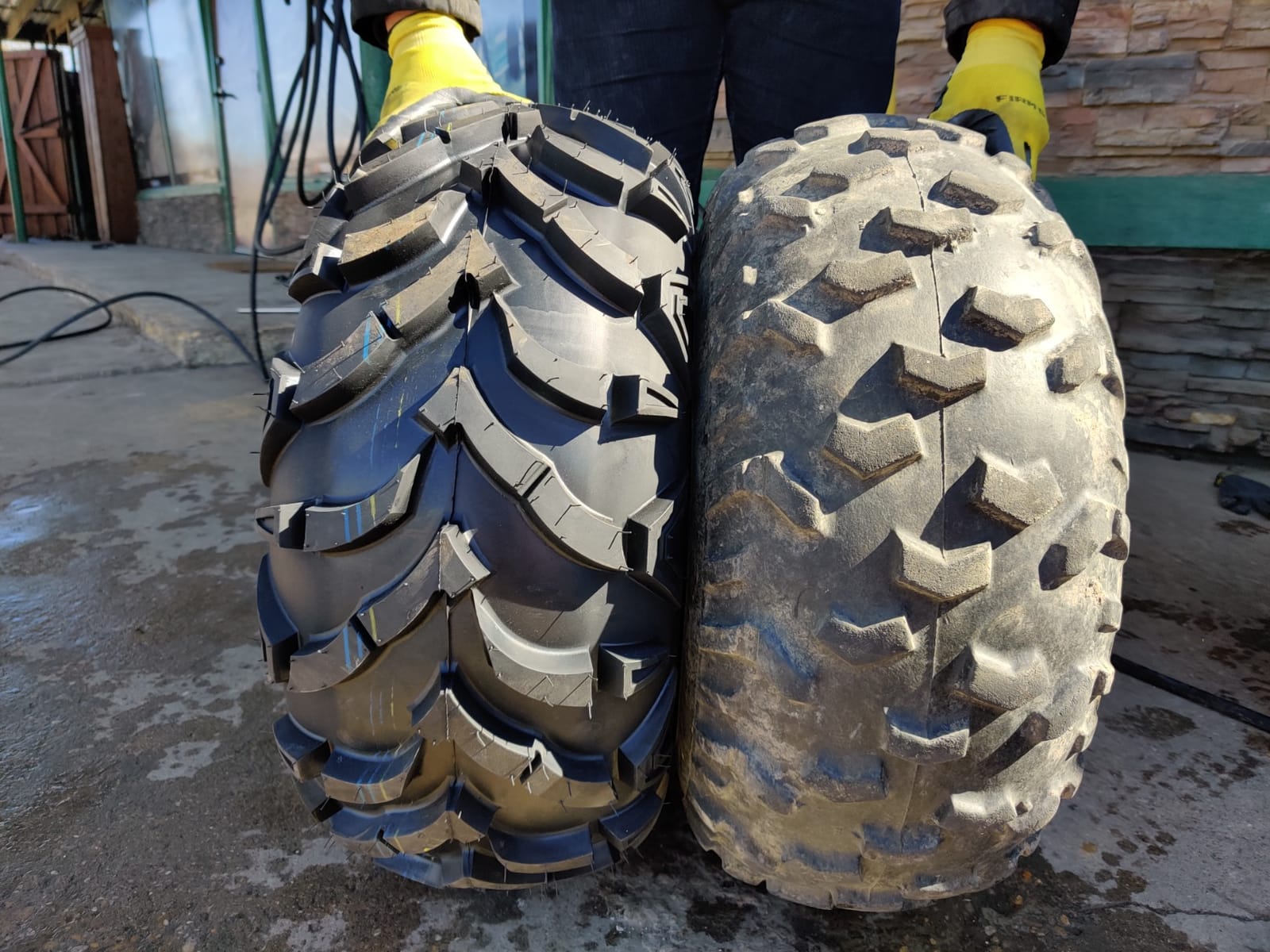 WANDA AT-Master 27x9-14 & 27x11-14 UTV ATV Tire Set 8-Ply Solid Mud customer photo 2