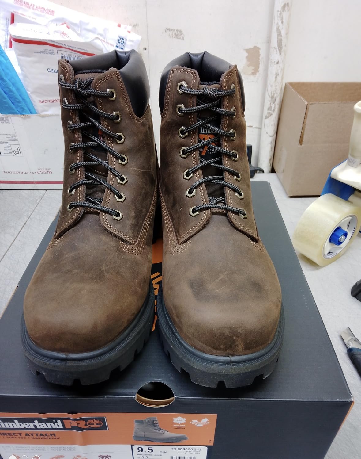 Timberland PRO Men's Direct Attach 6 Inch Soft-toe Insulated Waterproof Industrial Work Boot customer photo 1