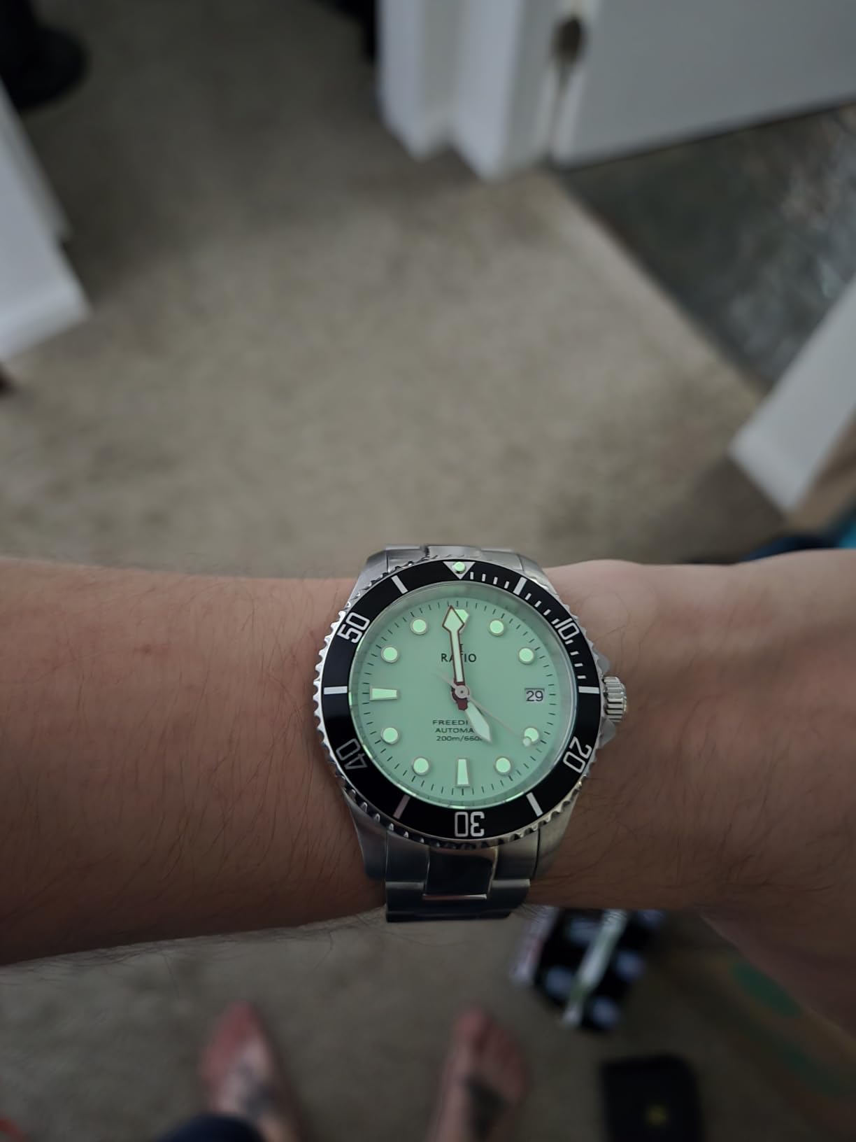 RATIO FreeDiver Sapphire Crystal Diver Watch Japanese Automatic Movement Dive Watch 200m Water Resistant Diving Watch for Men customer photo 2