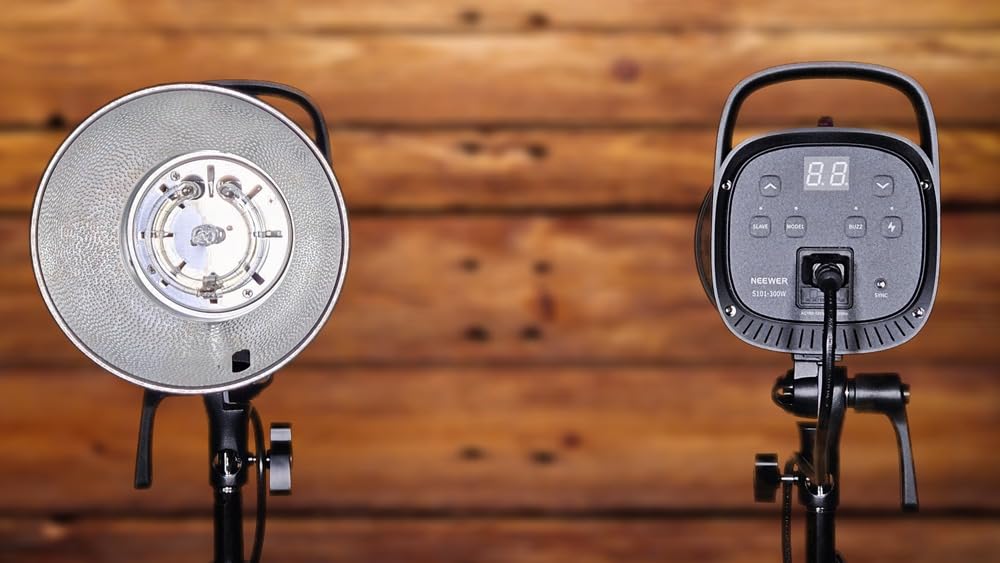 NEEWER 800Ws Studio Monolight Flash Light Kit: 2 Pack S101-400W PRO 5600K Strobe Lights with 2.4G Trigger/150W Modeling Lamps/Bowens Mount/Softboxes/Stands/Reflector/Bag, Compatible with QPRO customer photo 1