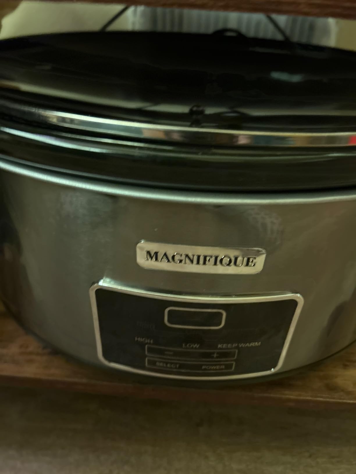 HOMECOOKIN 8 Quart Programmable Slow Cooker, Kitchen Appliances, Perfect Kitchen Small Appliance for Family Dinners, Red Stainless Steel customer photo 1