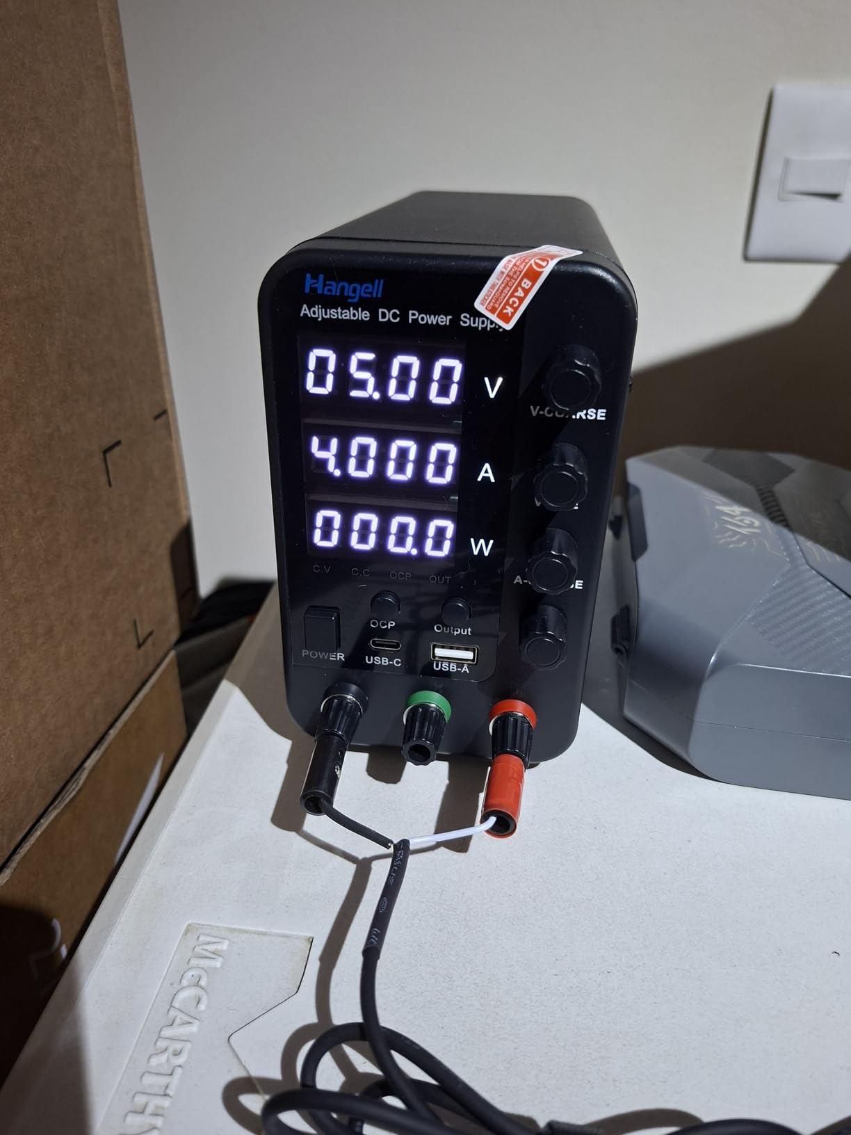 DC Power Supply Variable, 30V 10A Bench Power Supply with Encoder Coarse & Fine Adjustments Knob, Adjustable Switching Regulated lab Power Supplies with 18W USB & Type-C Quick-Charge customer photo 2