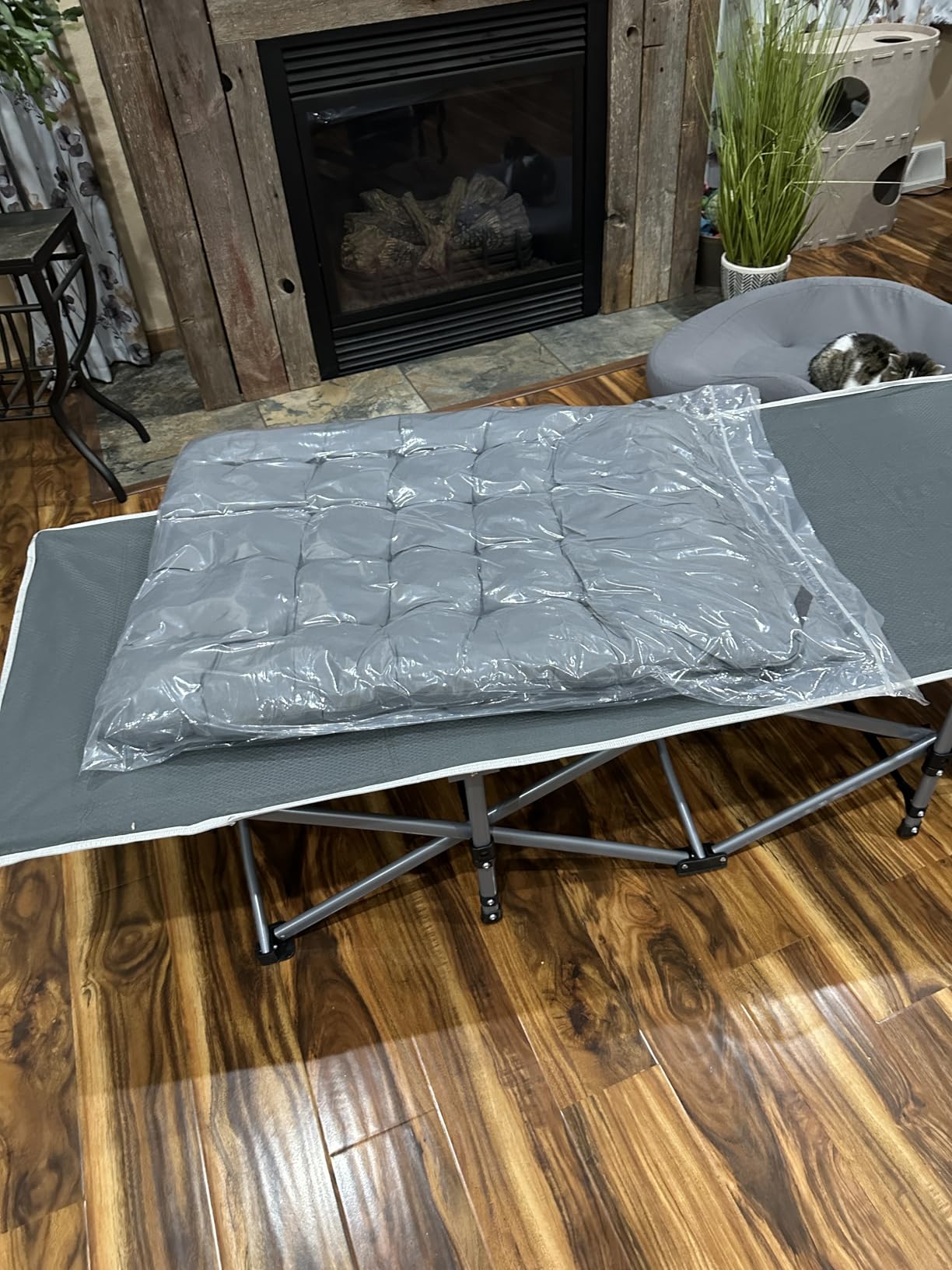 Slendor Camping Cot for Adults, Portable Folding Cot w/Carry Bag, 500lbs customer photo 2