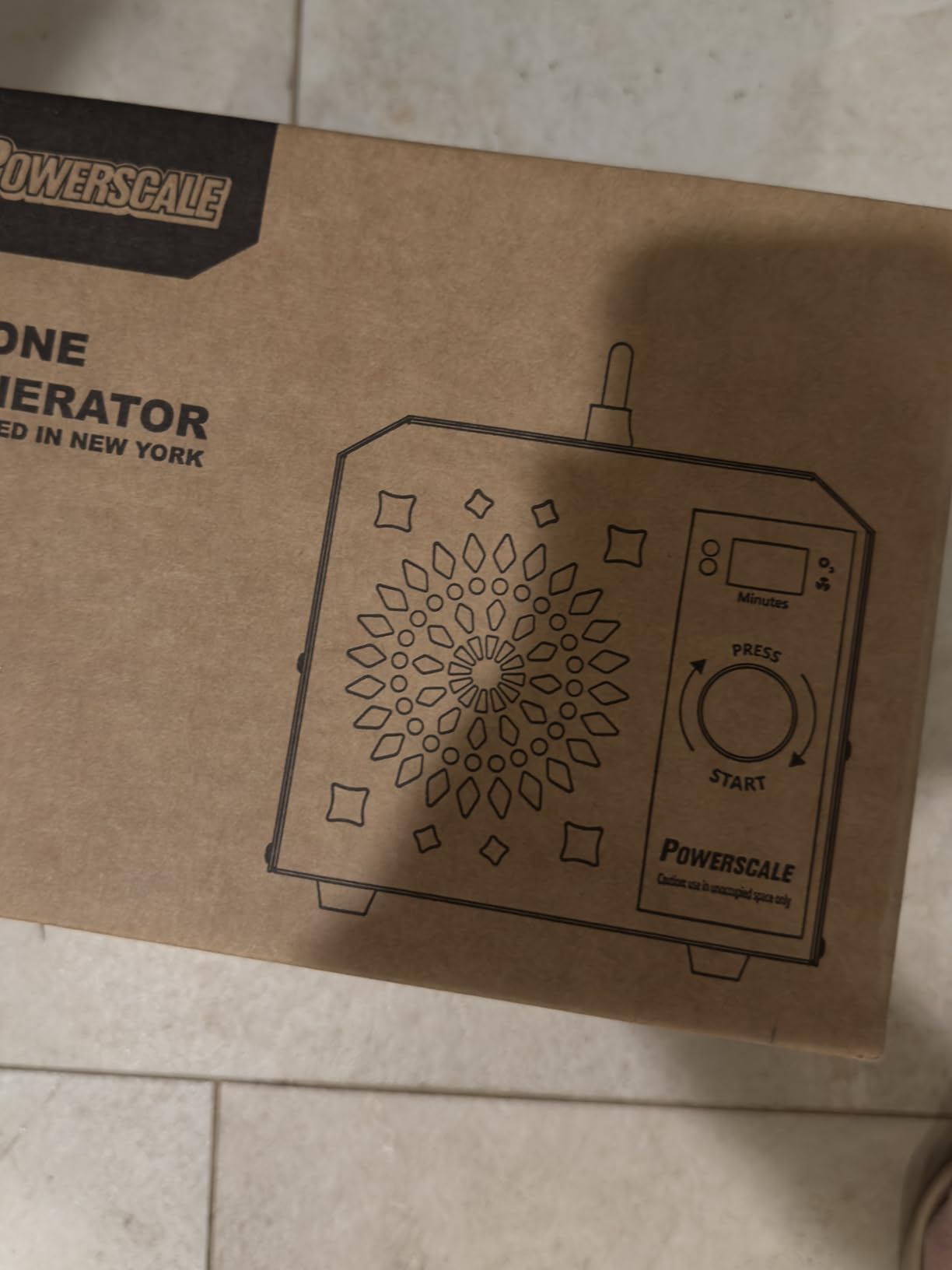 Powerscale Ozone Generator, Odor Removal, Digital Timer, 90,000 mg/h customer photo 2