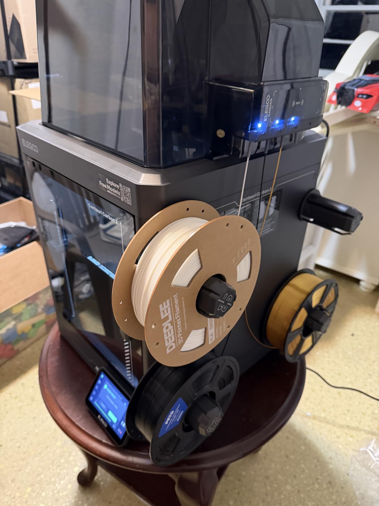 ELEGOO PETG 3D Printer Filament 1.75mm Black 1KG customer photo 1
