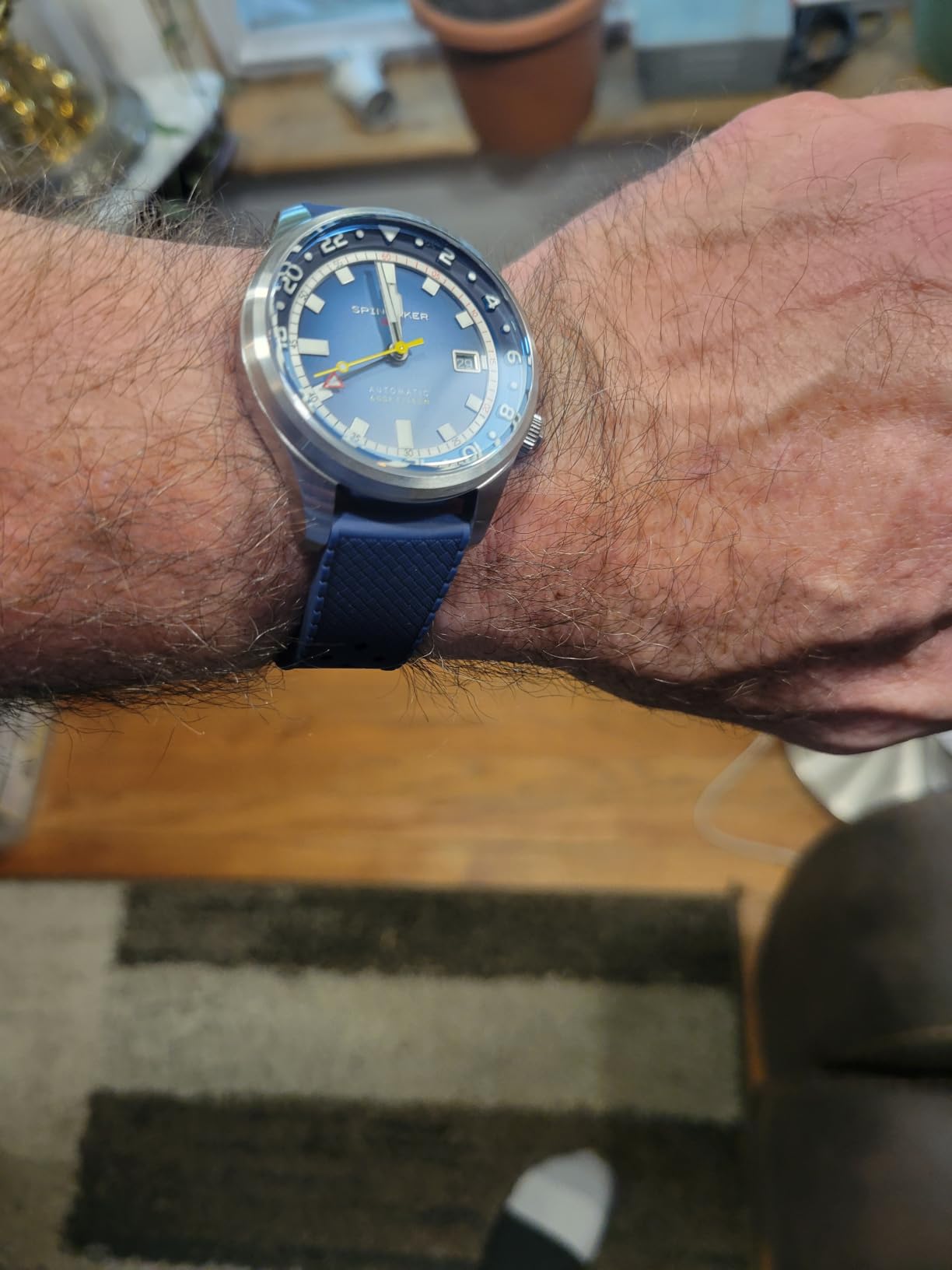 Spinnaker Men's Bradner GMT Automatic Watch with Solid Stainless Steel Bracelet SP-5121 customer photo 2