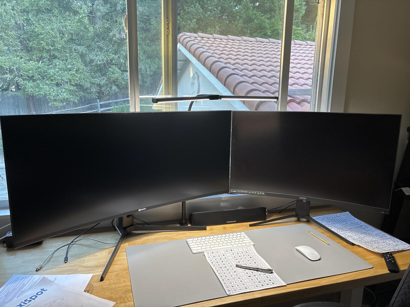 Motumen Led Desk Lamp for Home Office, Eye-Care Desk Light Clamp, Black customer photo 1