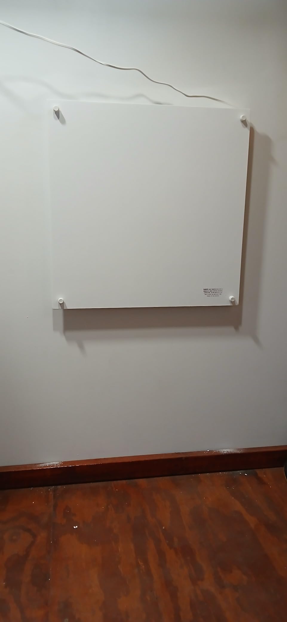 EconoHome Wall Heater Panel with Thermostat - Electric Wall Mounted Heater for Indoor Use - 400Watt Convection Heater - Perfect for Rooms Up to 120 Sq Ft - 120V - Updated Model customer photo 2