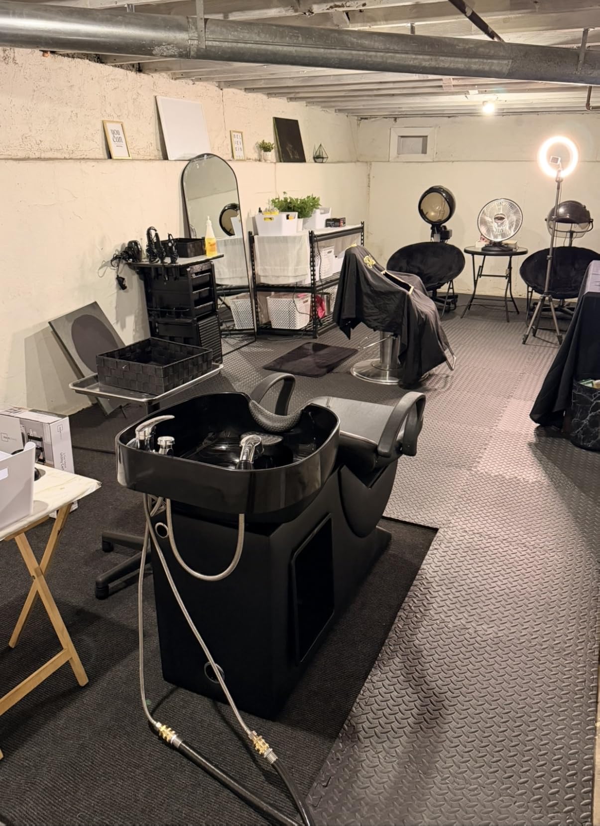 Shampoo Bowl Chair Set, Salon Shampoo Sink Chair customer photo 1