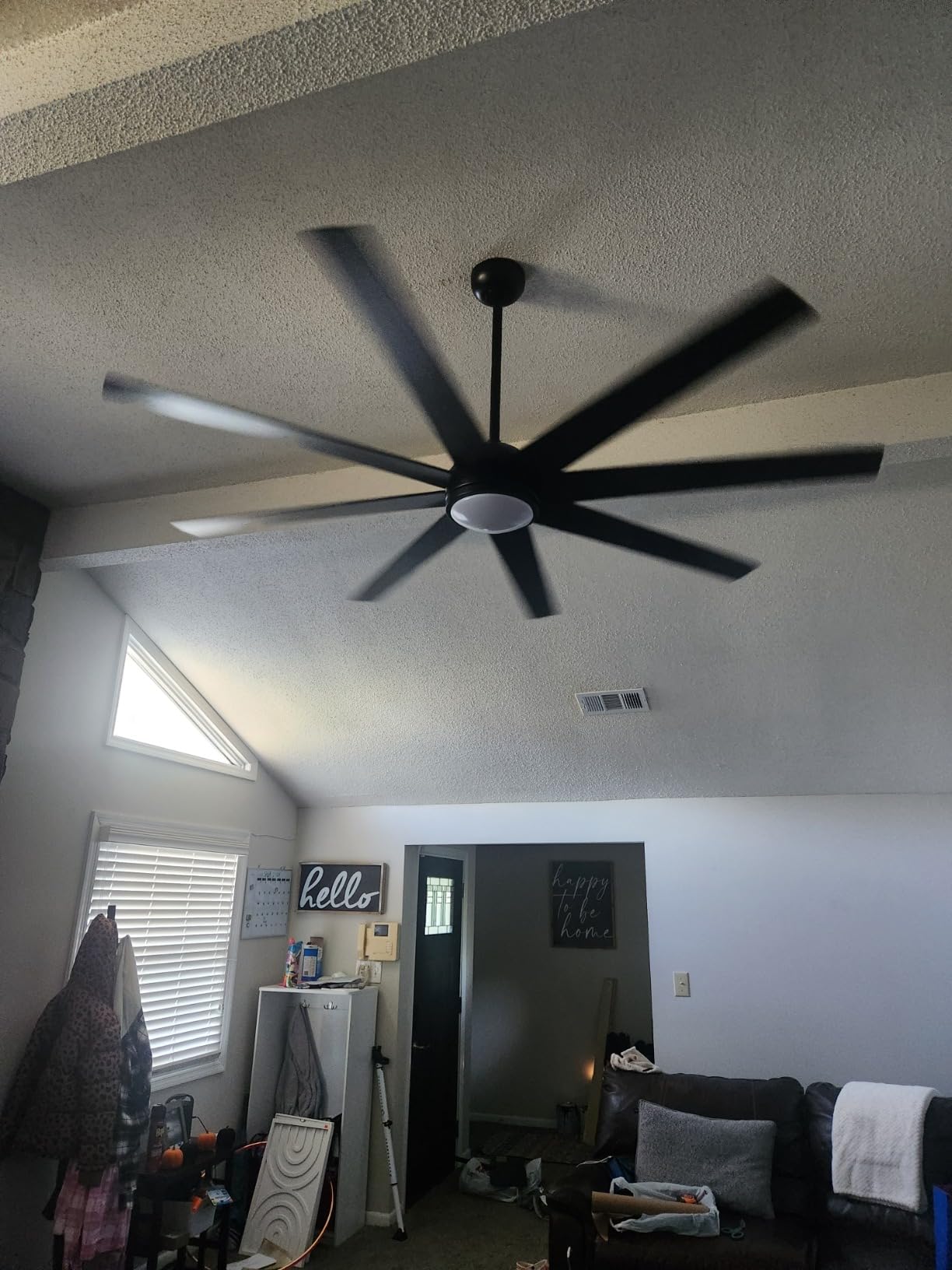 Fanbulous 72 inch Ceiling Ceiling Fan with Light and Remote, Champaign Gold customer photo 1