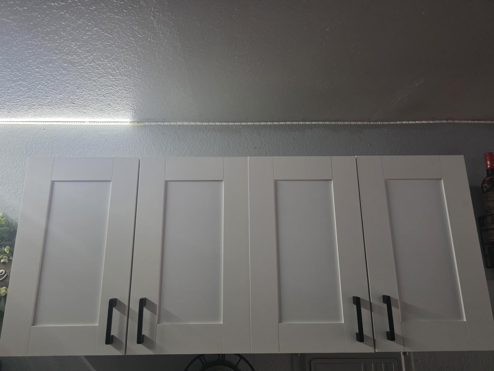 White Laundry Room Cabinets and Storage with 4 Doors and Utility Adjustable Shelf，Gabinetes Para Cocina Cupboard Kitchen Organizers and Storage Pantry Wall Mounted 12.4