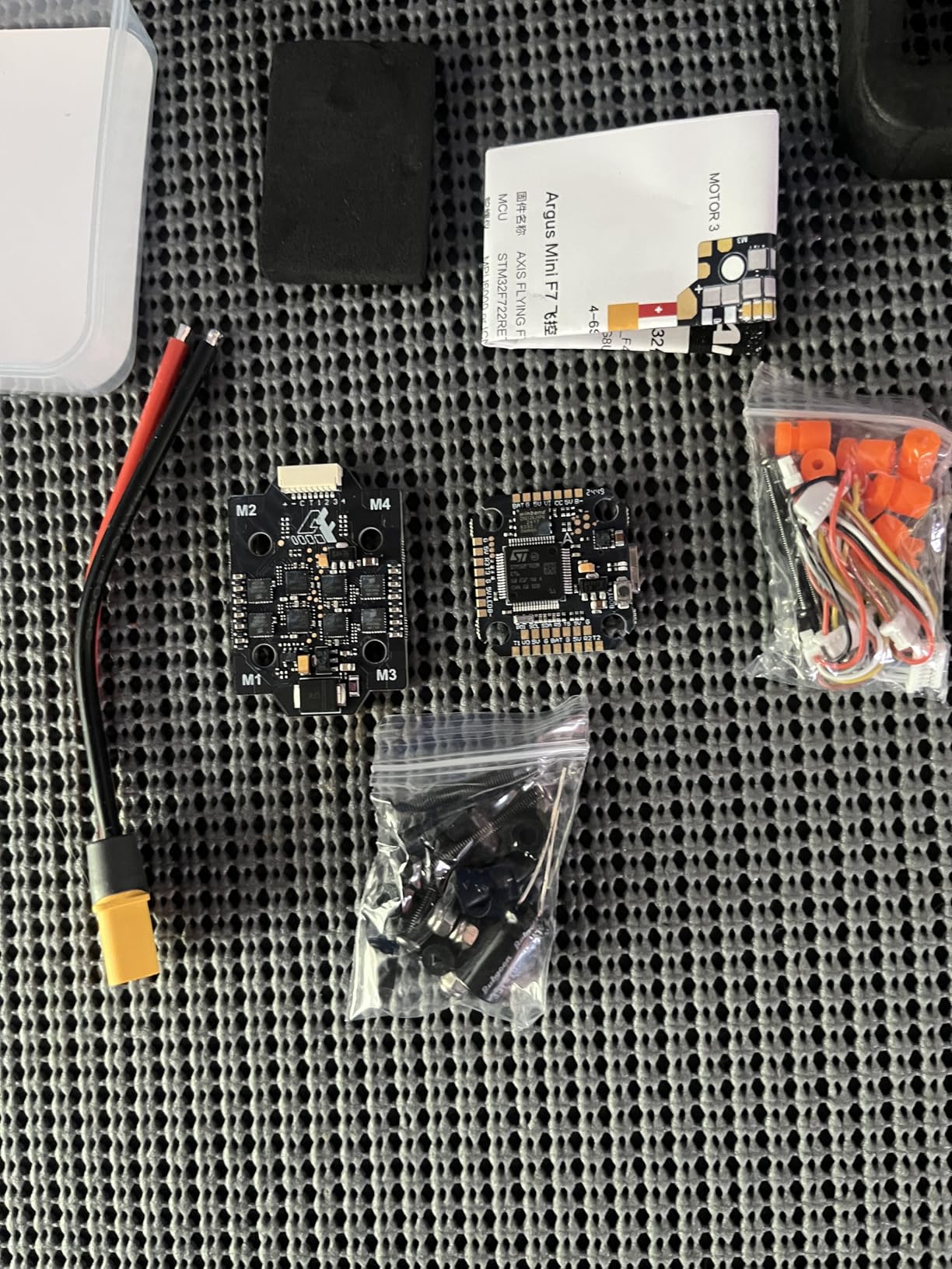 Argus Mini F722 flight controller STACK 20 * 20 Drone FC Stack with 4in1 55A ESC BL32 For 4-6S FPV Drone customer photo 2