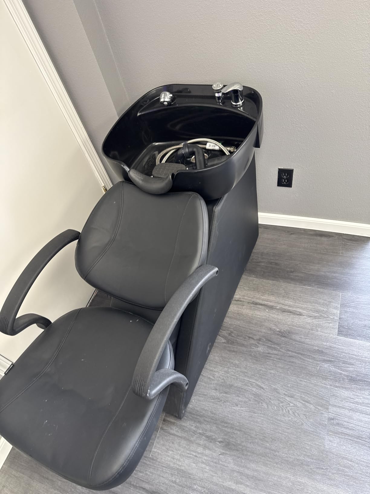 ABS Plastic Shampoo Bowl Chair,Barber Backwash Chair, Hair washing station for Spa Beauty Salon customer photo 1