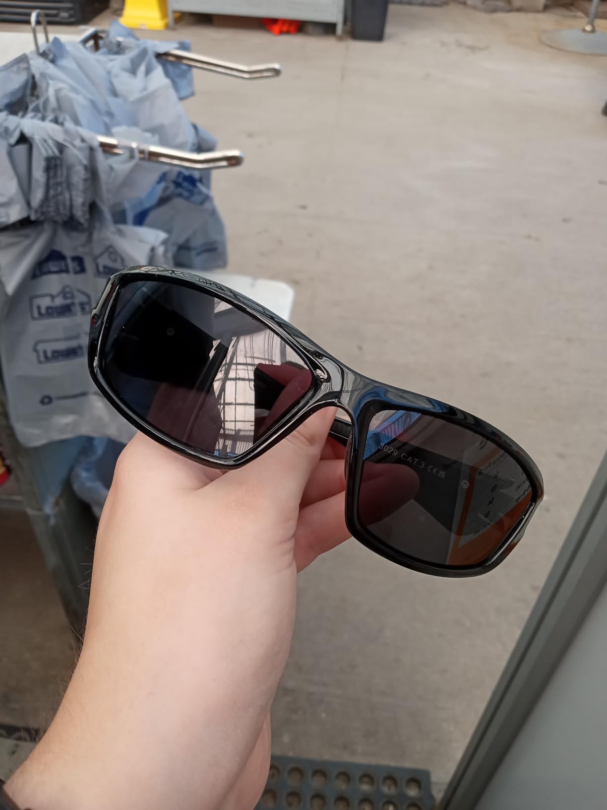 Polarized Sports Wrap Around Sunglasses Men Fishing Running Golf customer photo 2