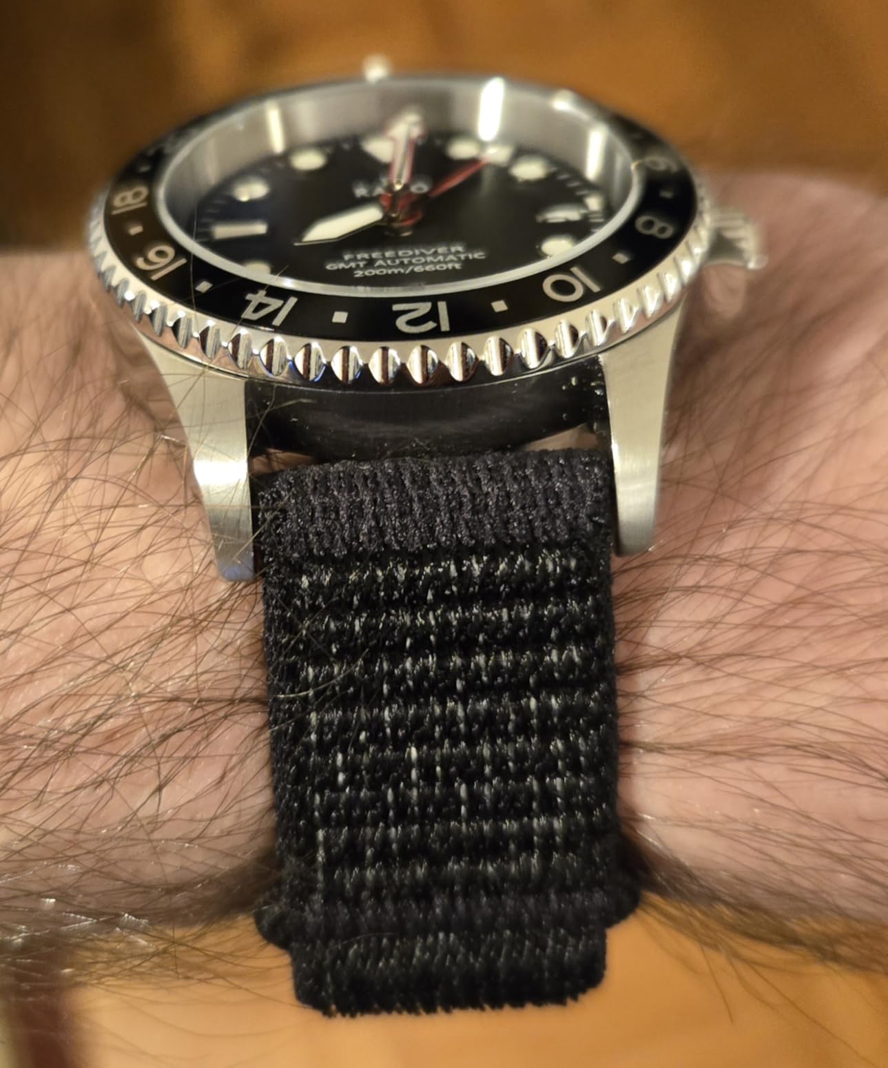 RATIO FreeDiver Dive Watch Sapphire Crystal GMT Rotating Bezel Automatic Diver Watch 200M Water Resistant Diving Watch for Men customer photo 2