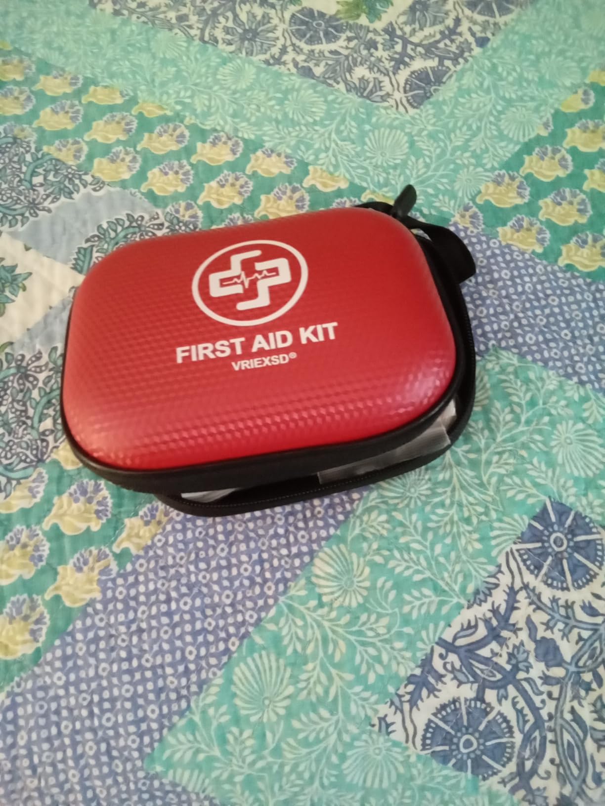Mini First Aid Kit - 150 Piece Small Waterproof EVA Hard Shell Case customer photo 2